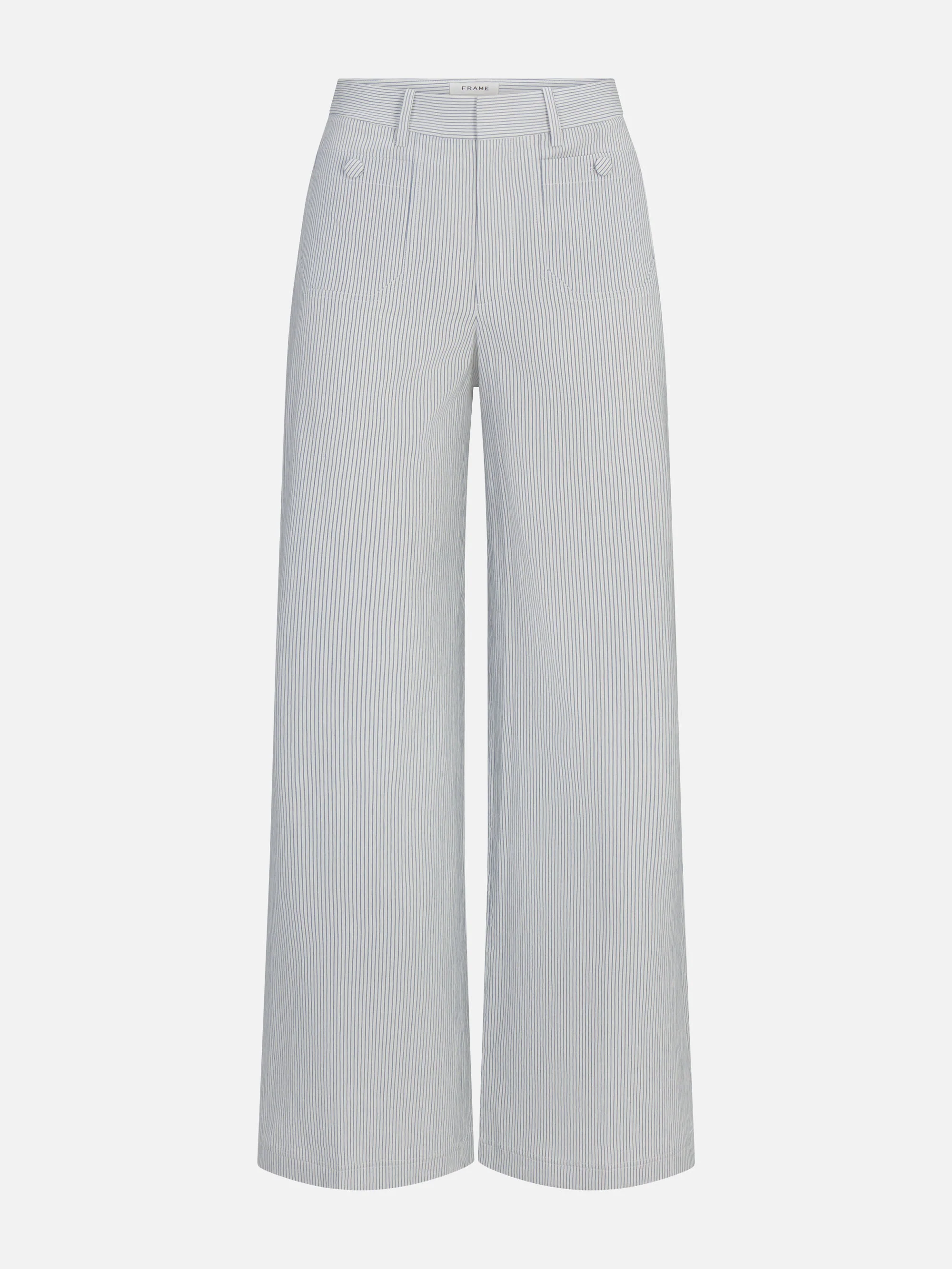 The Stripe Modernist Pocket Trouser -- Navy Multi