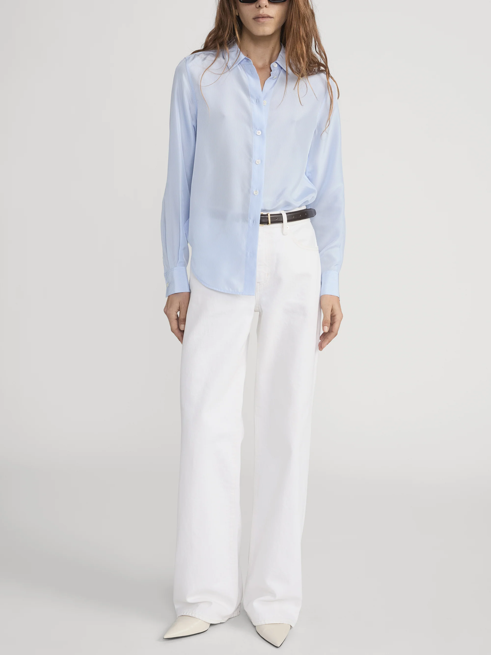 The Striped Classic Shirt -- Oxford Blue Multi - Image 2