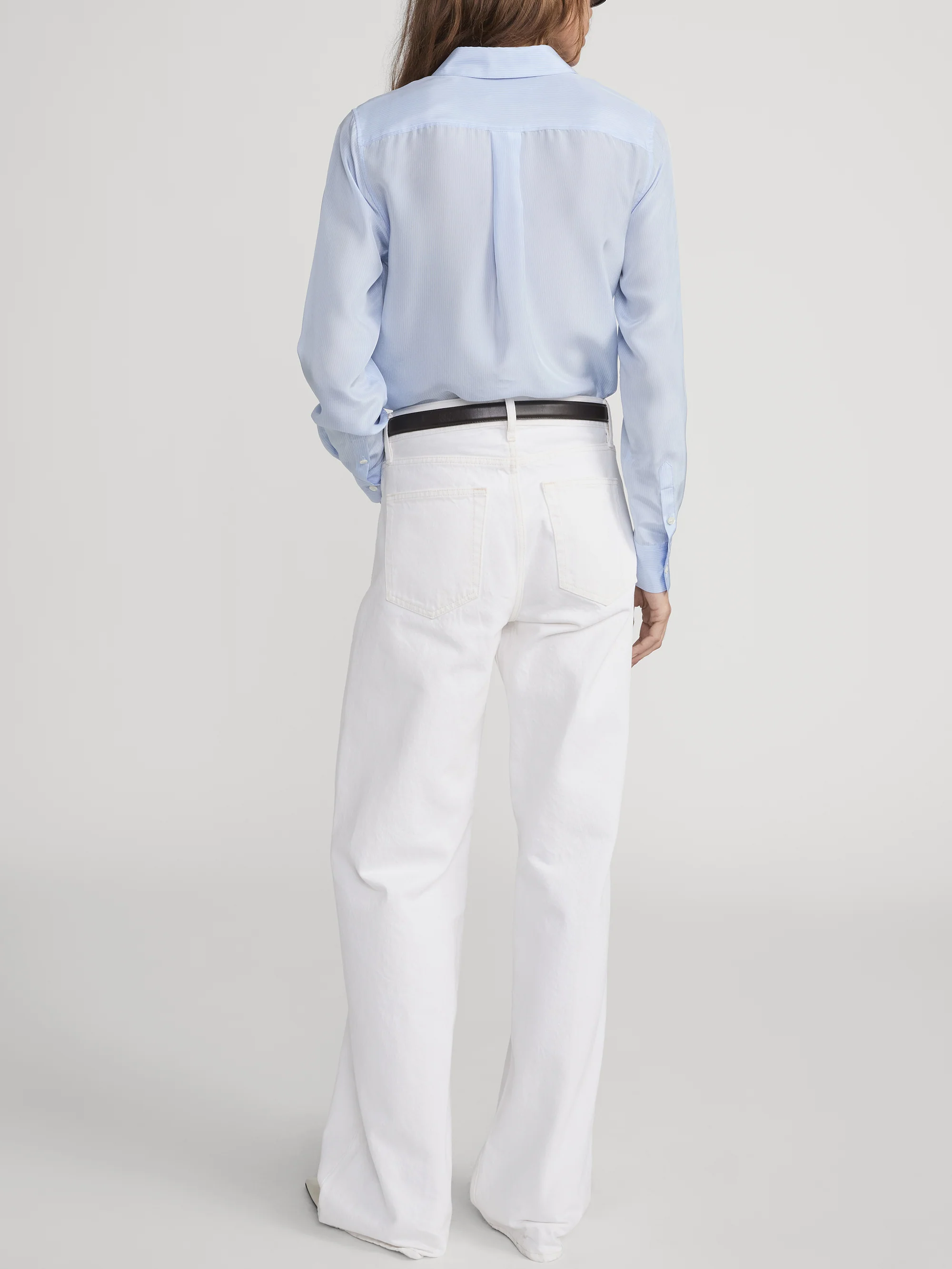 The Striped Classic Shirt -- Oxford Blue Multi - Image 6