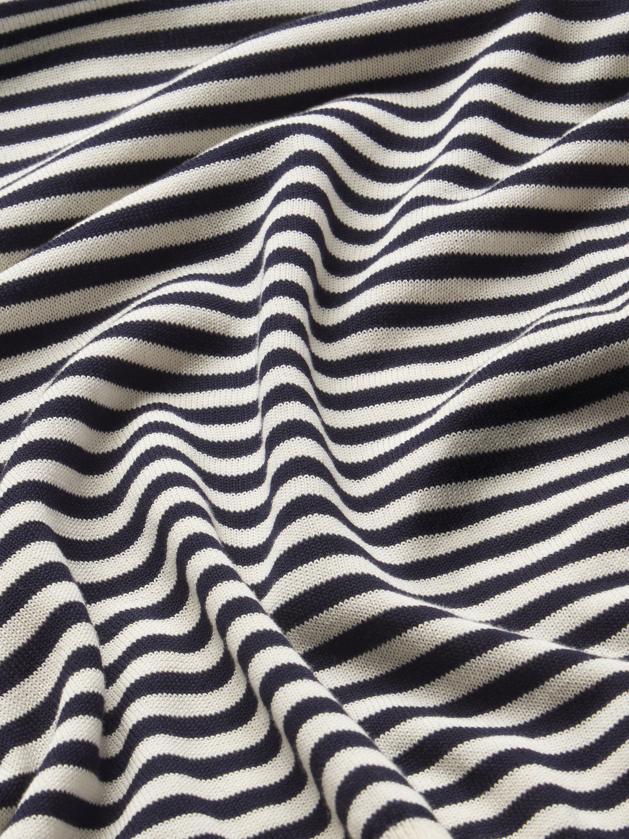 The Striped Knit Sweater -- Cream Multi - Image 7