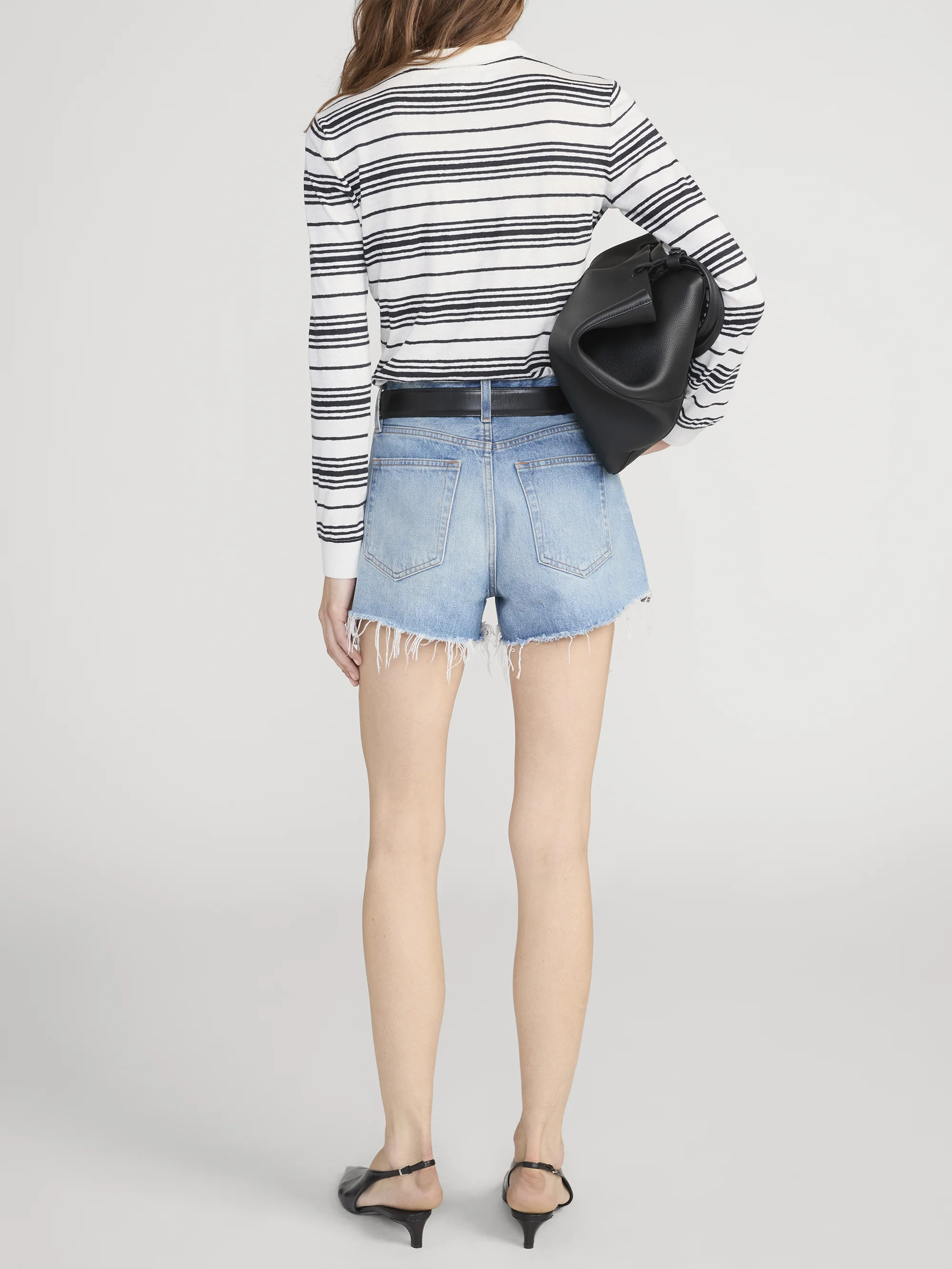 The Striped Polo -- Cream - Image 6