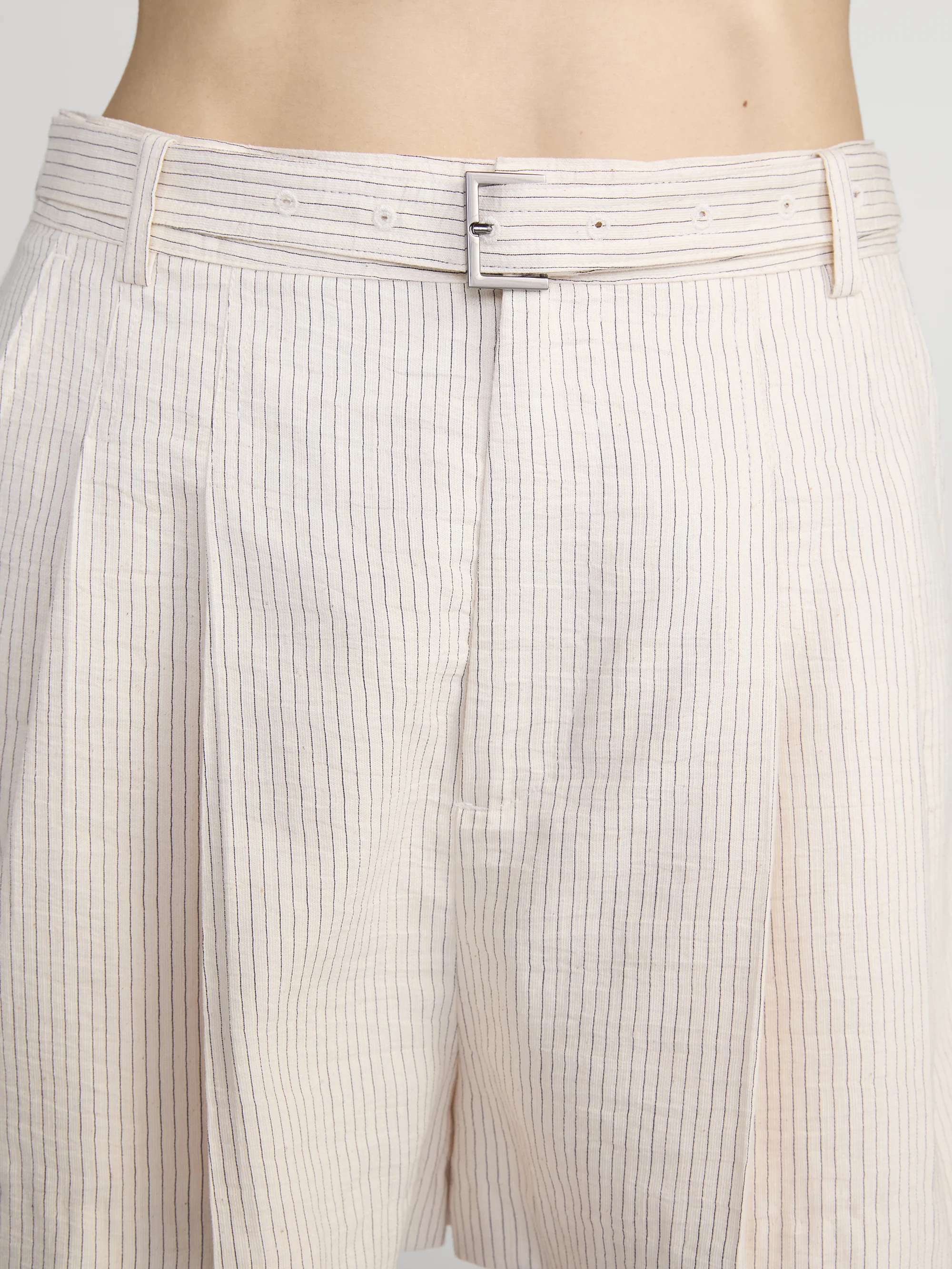 The Striped Short -- Ecru Multi - Image 5