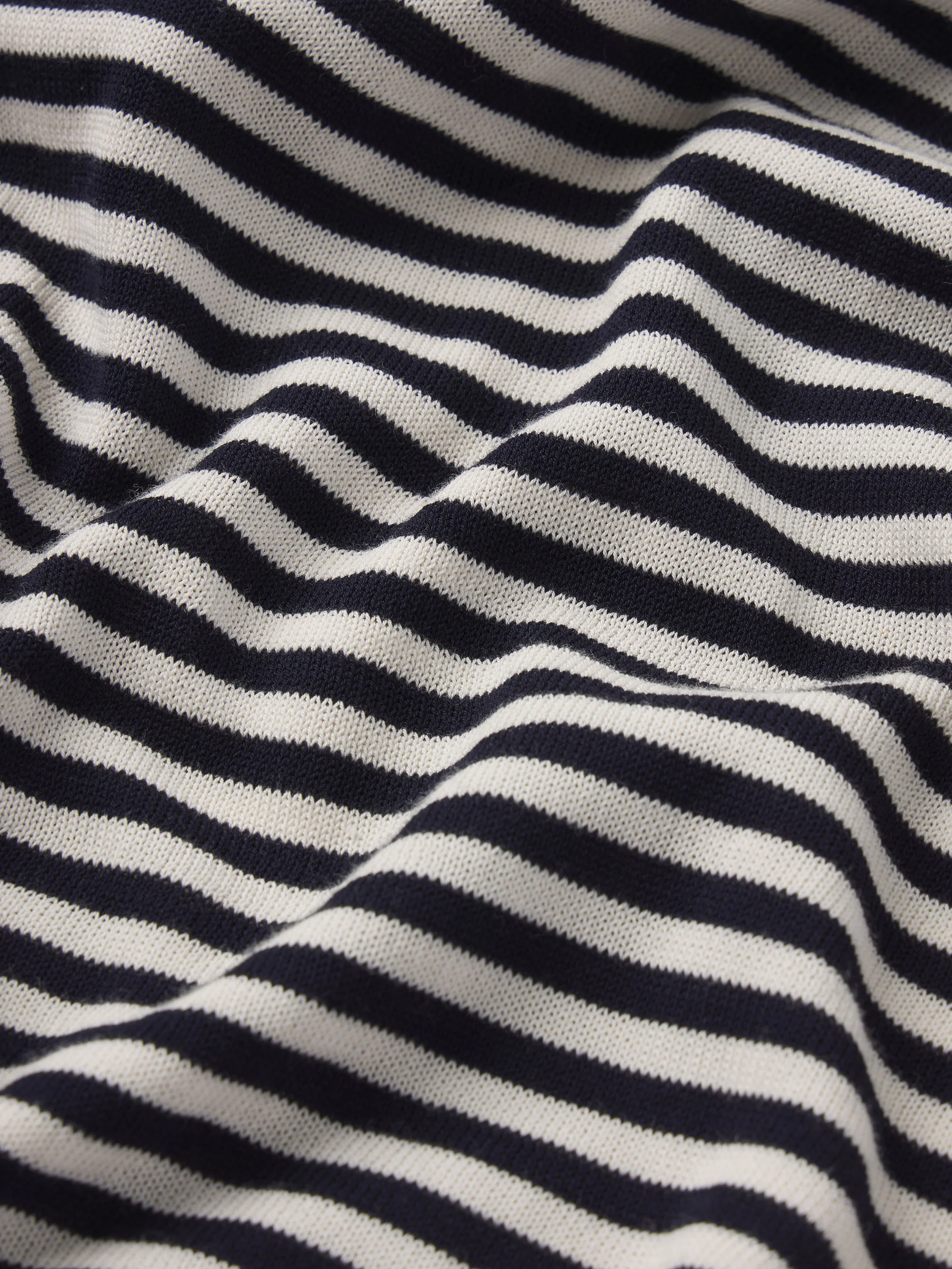 The Striped Slouchy Sweater -- Cream Multi - Image 7