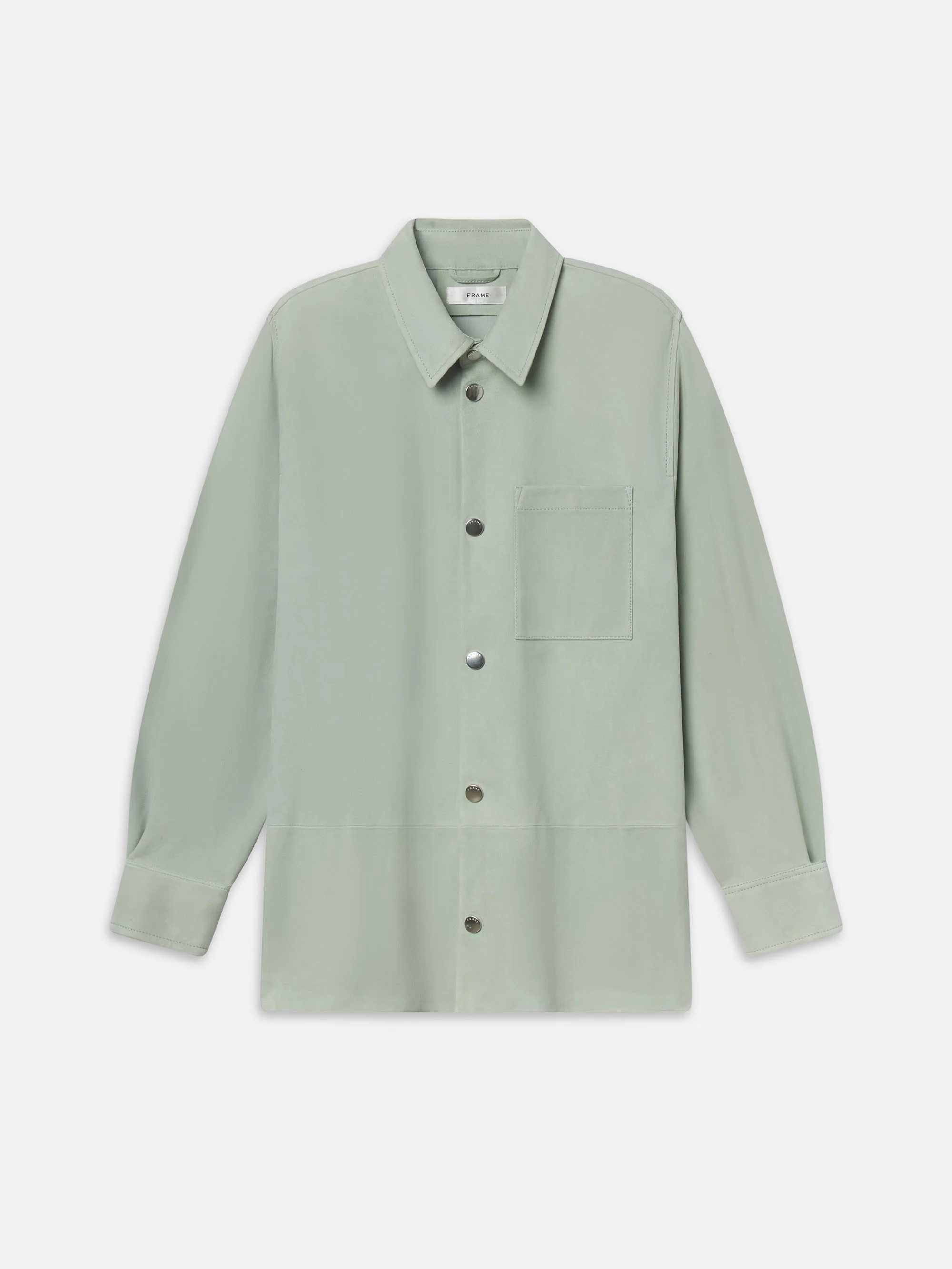 The Suede Studio Shirt -- Mint