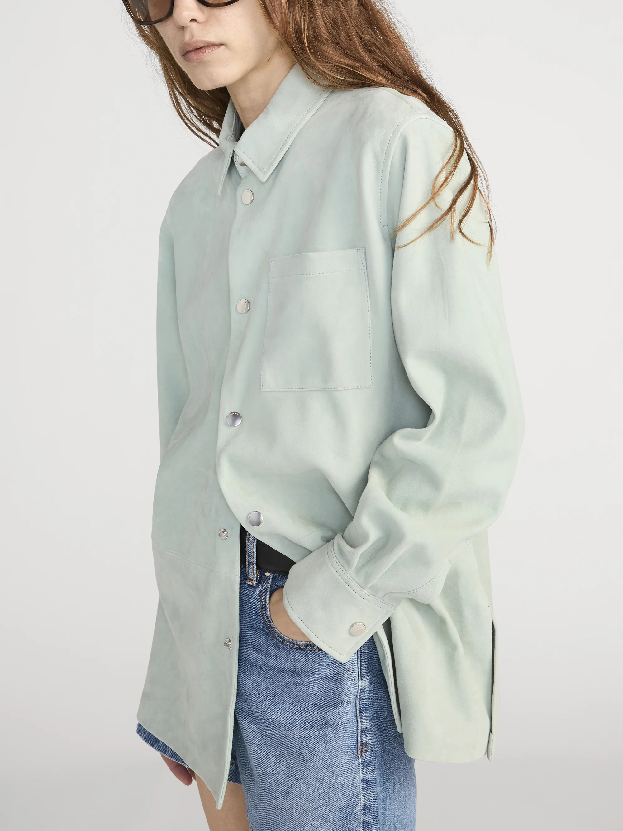 The Suede Studio Shirt -- Mint - Image 4