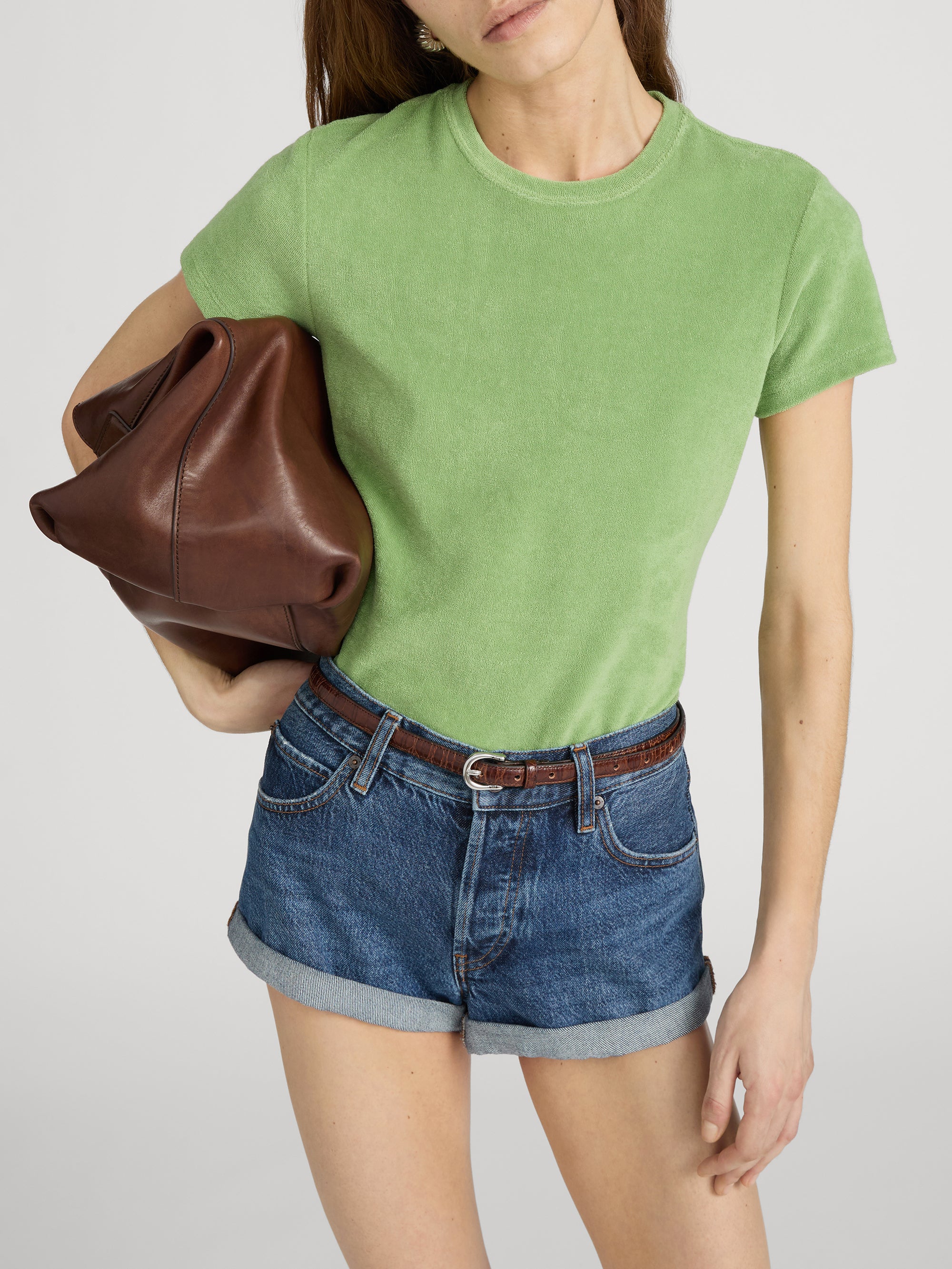 The Terry Baby Tee -- Peridot - Image 3