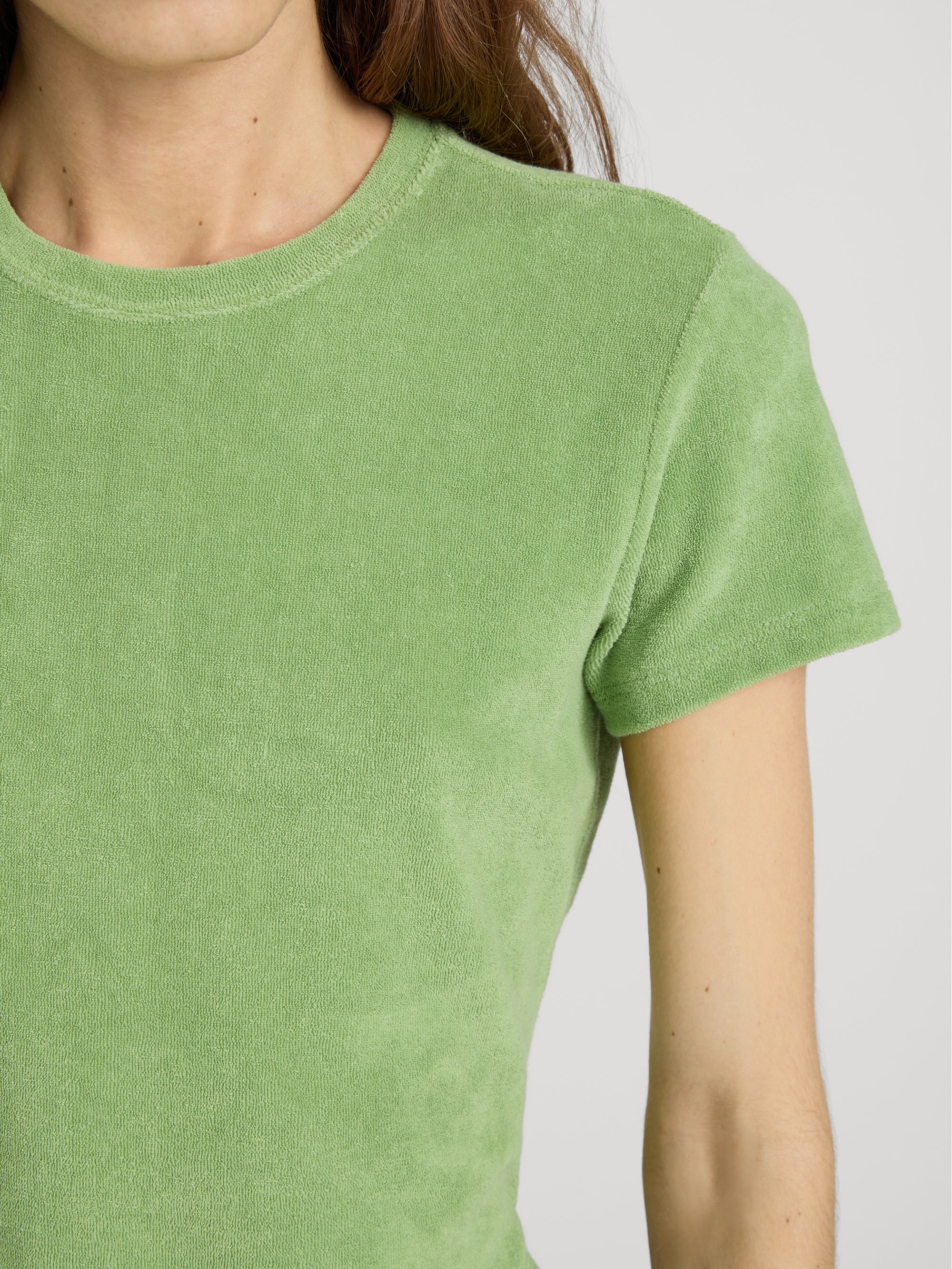 The Terry Baby Tee -- Peridot - Image 5