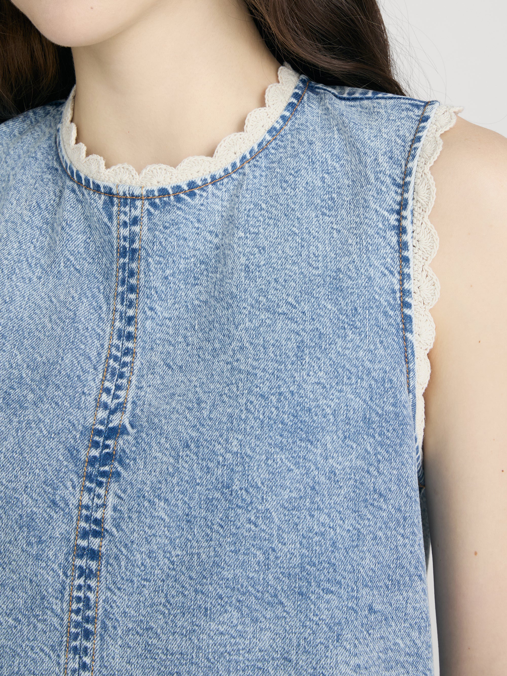 The Crochet Tide Dress -- Dawn - Image 5