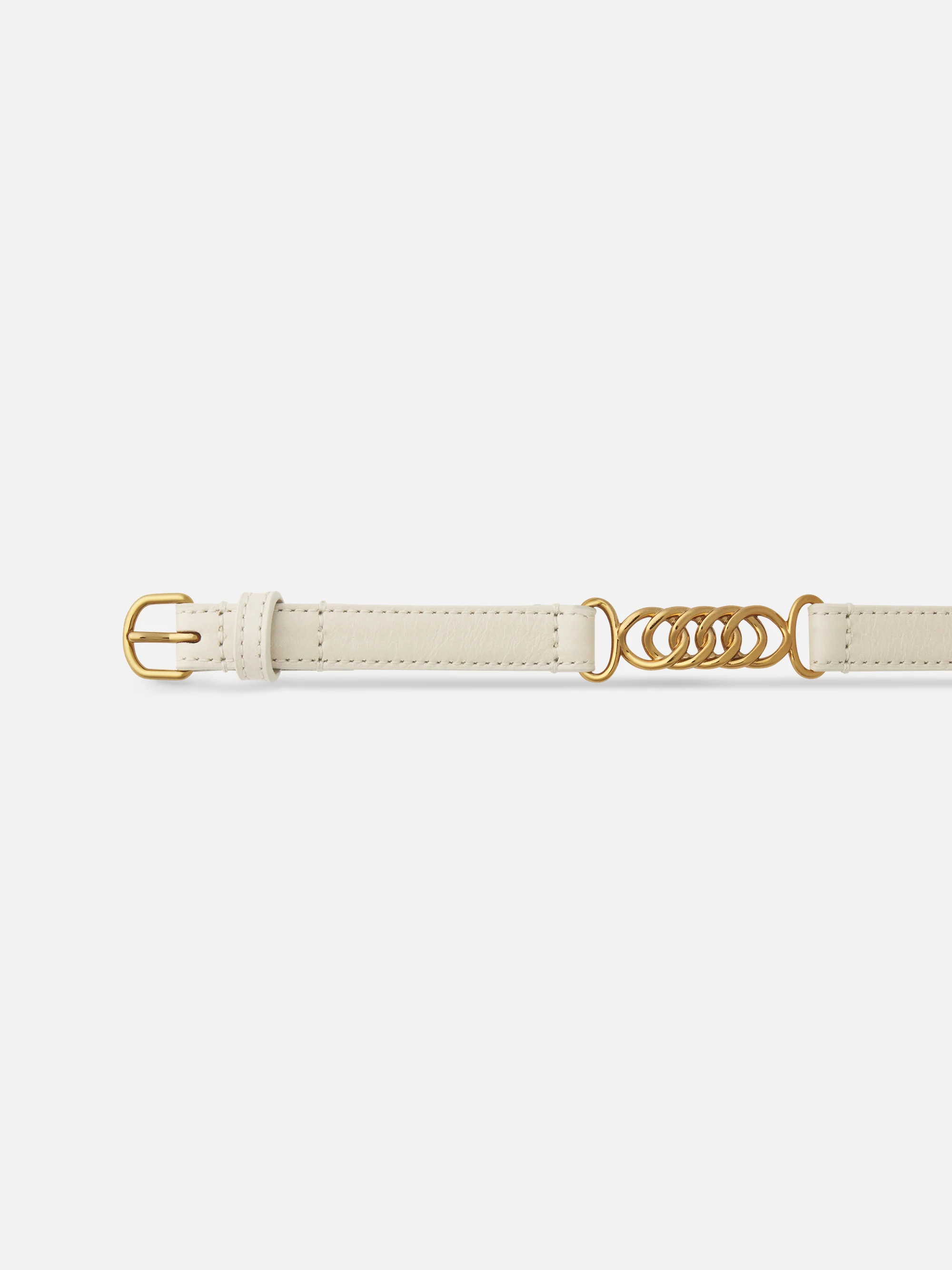 The Twisted Link Belt -- Cream - Image 3
