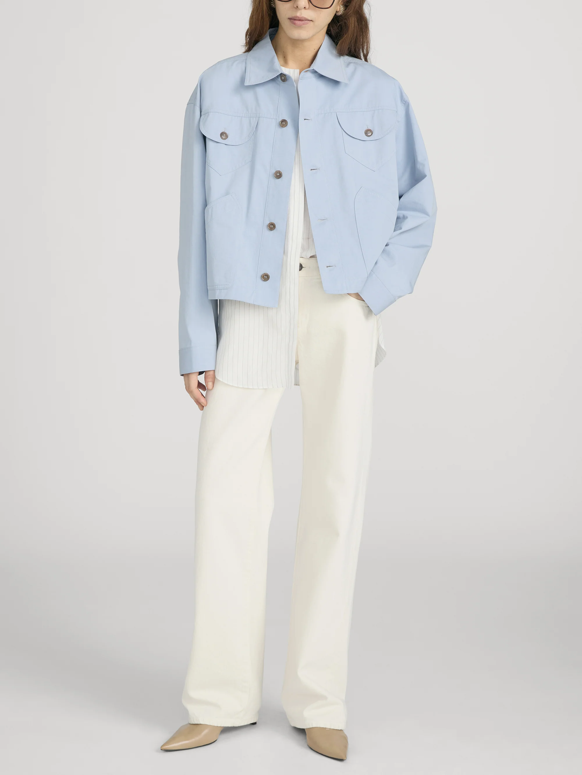 The Utility Jacket -- Sky Blue - Image 2