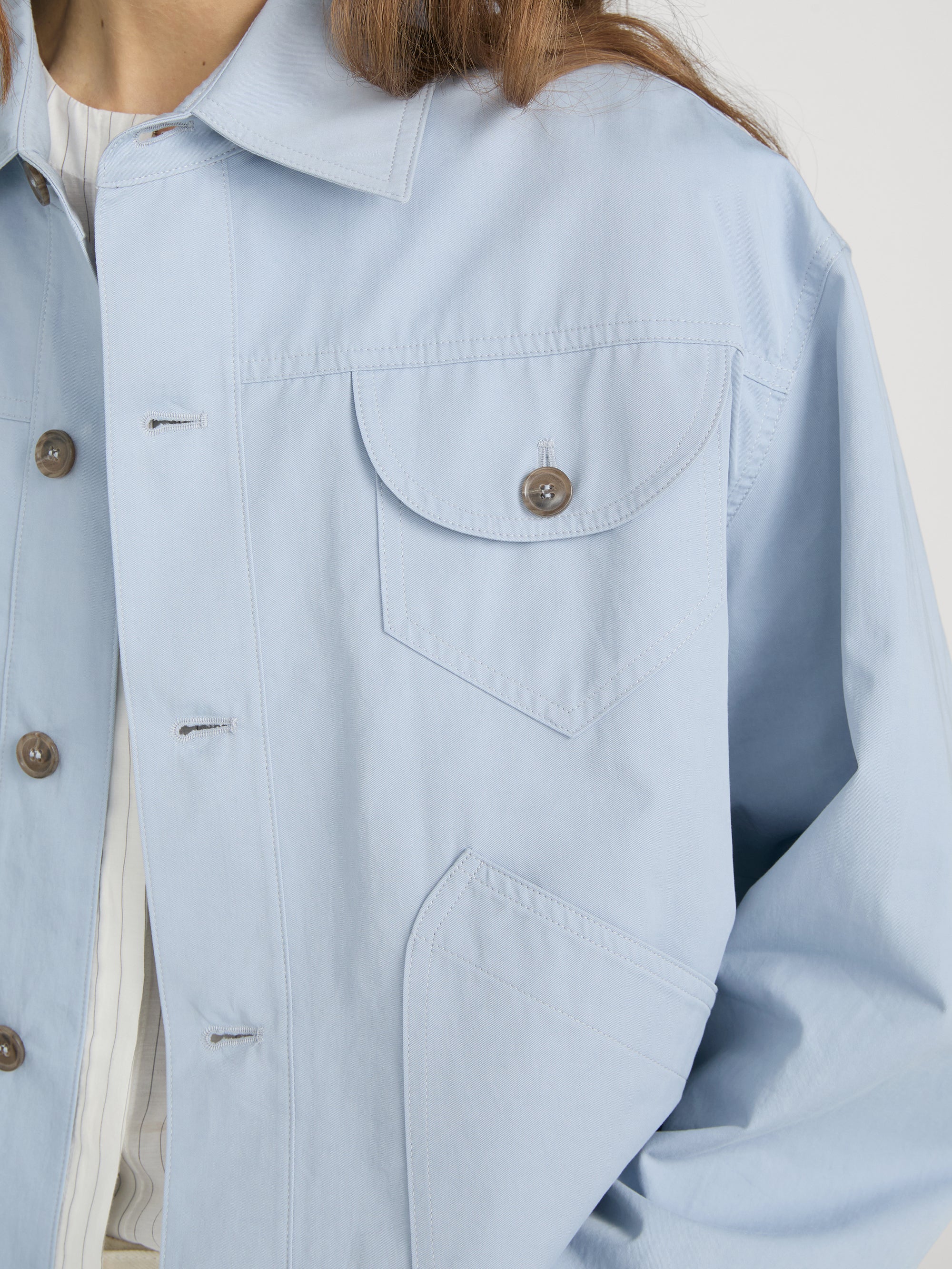The Utility Jacket -- Sky Blue - Image 5
