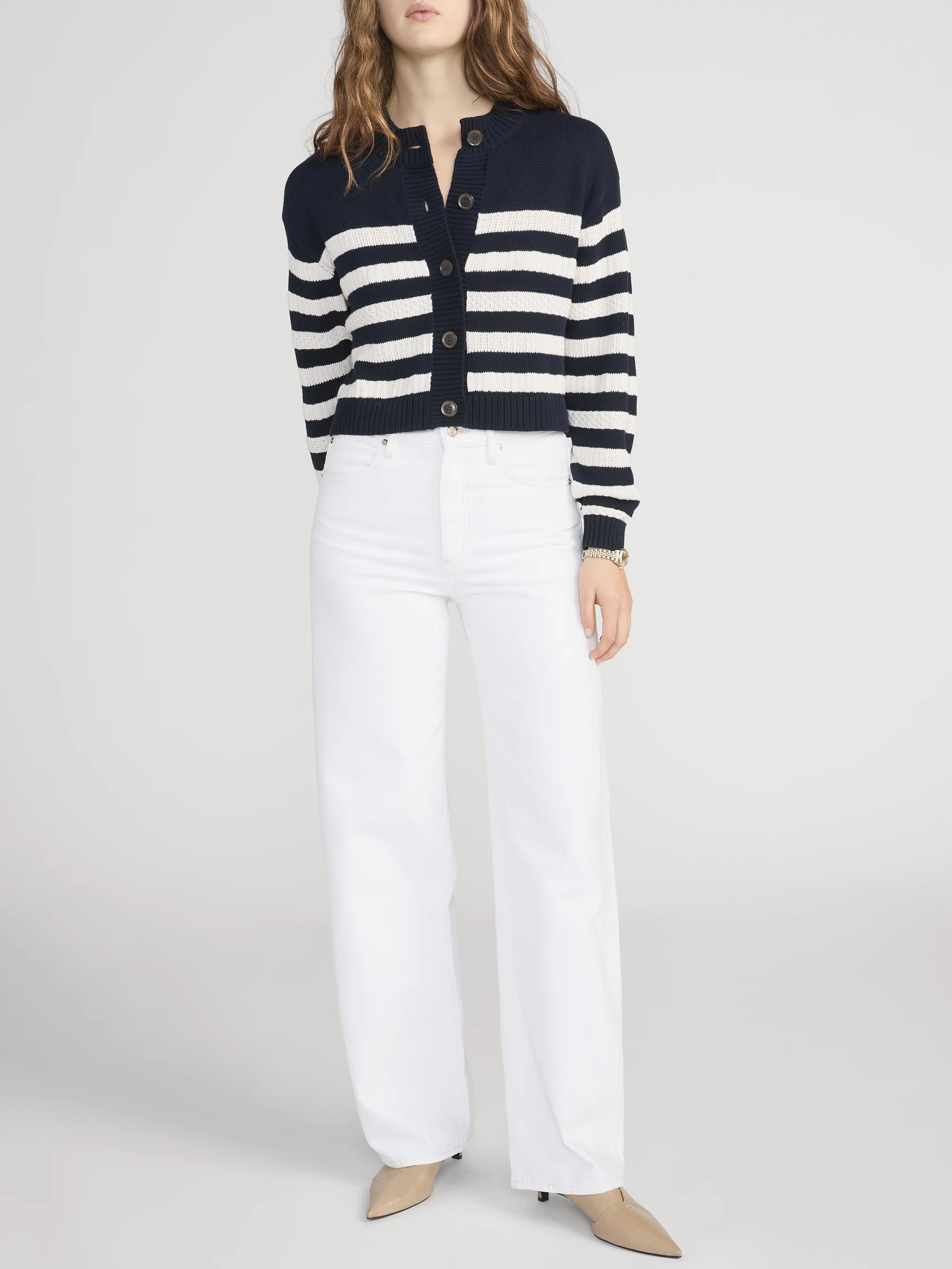 The Variation Femme Cardi -- Navy Multi - Image 2