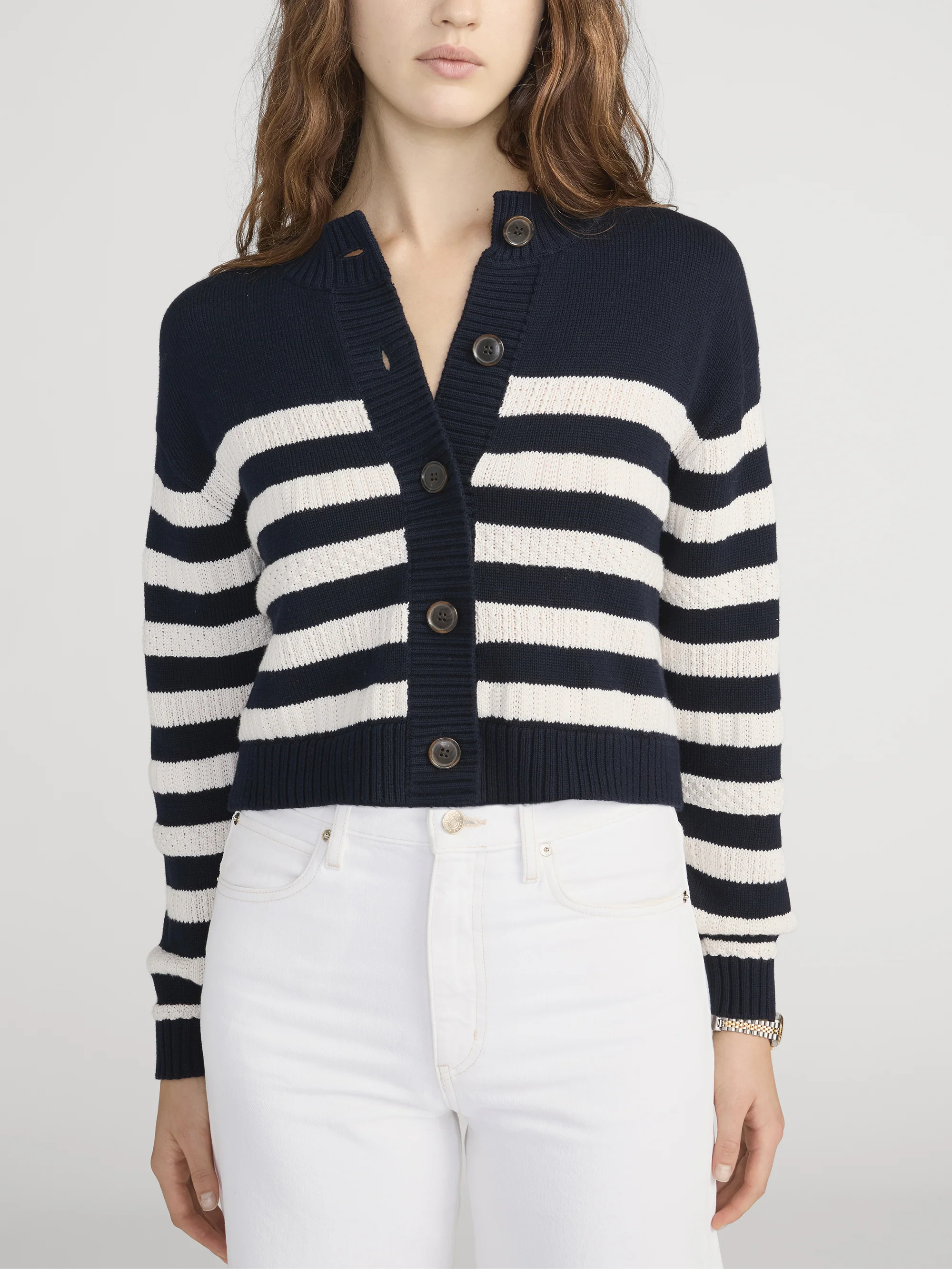 The Variation Femme Cardi -- Navy Multi - Image 3