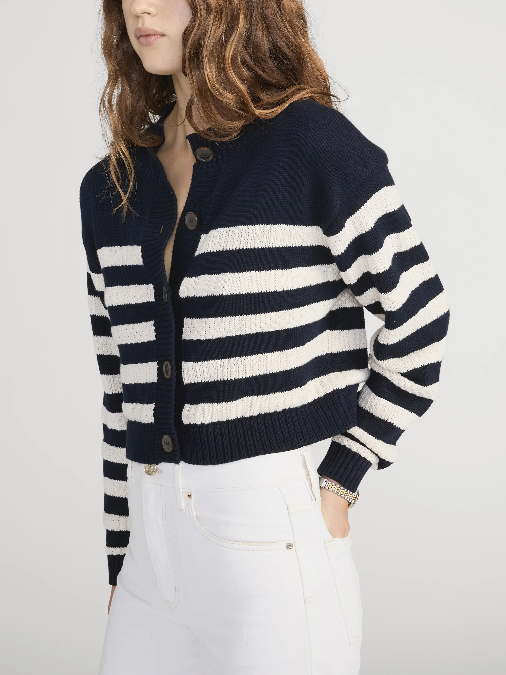 The Variation Femme Cardi -- Navy Multi - Image 4