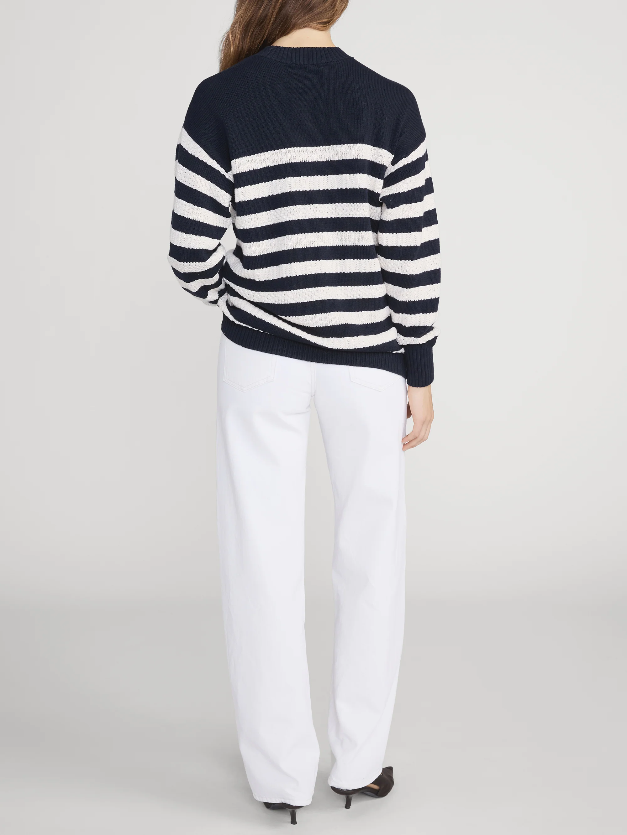 The Variation Stripe Crew -- Navy Multi - Image 6
