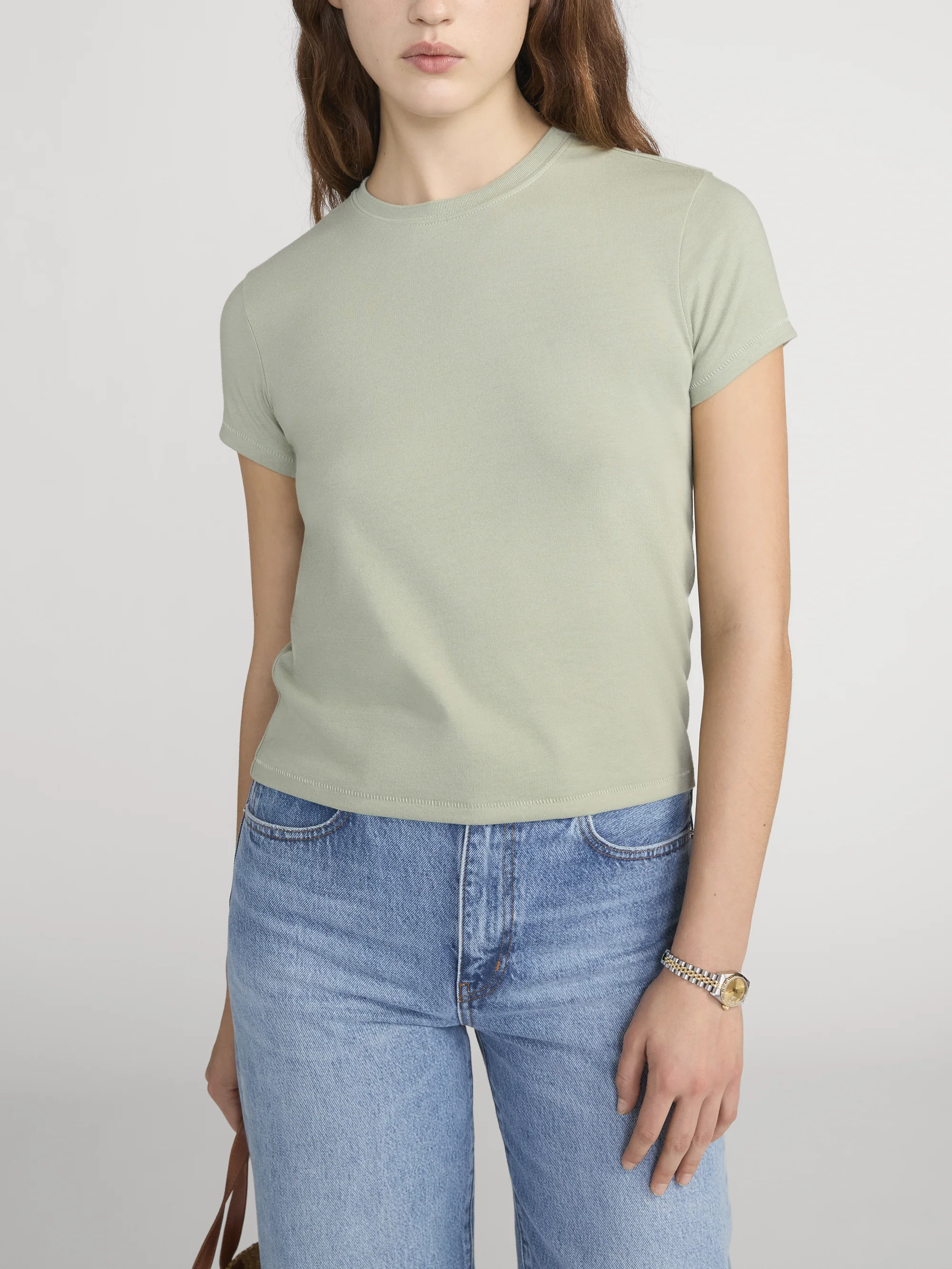 The Vintage Baby Tee -- Sage - Image 3