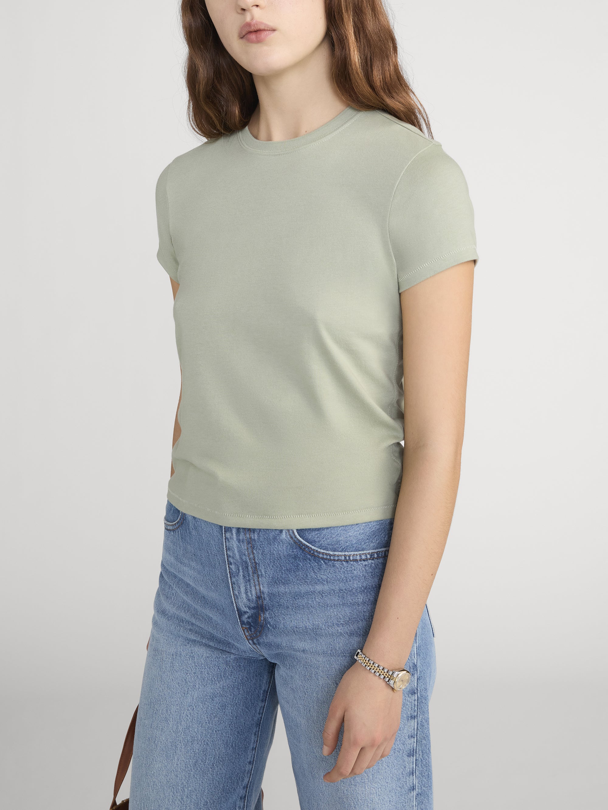 The Vintage Baby Tee -- Sage - Image 4