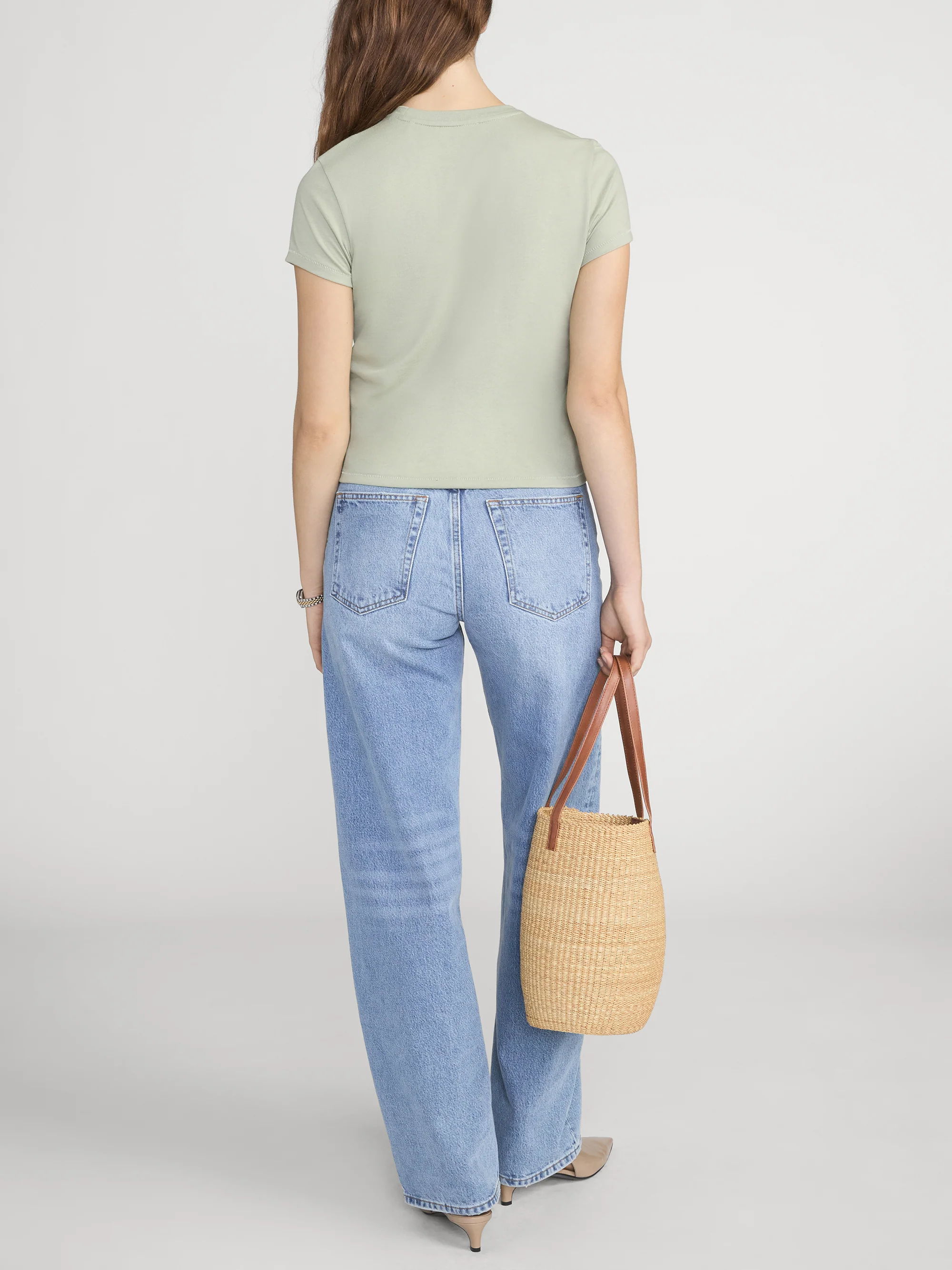 The Vintage Baby Tee -- Sage - Image 6