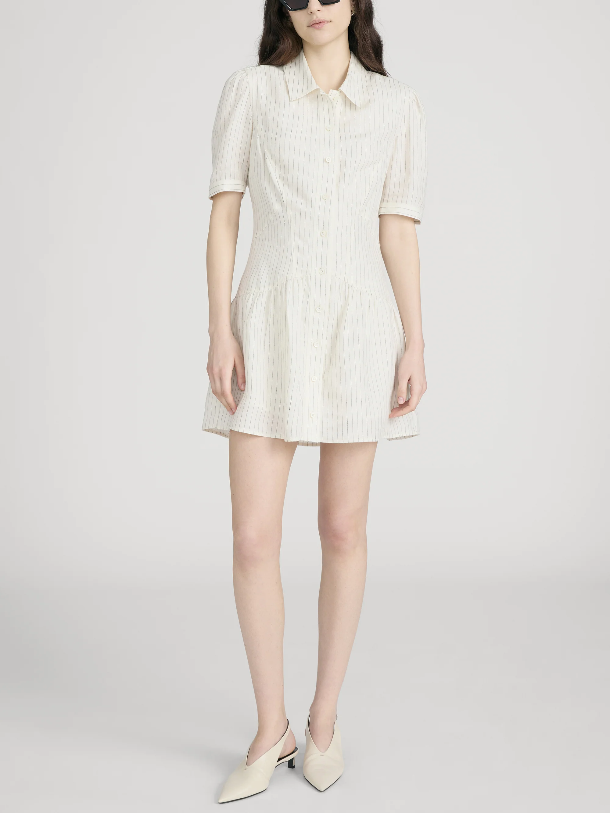 The Vista Day Dress -- Cream Multi - Image 2