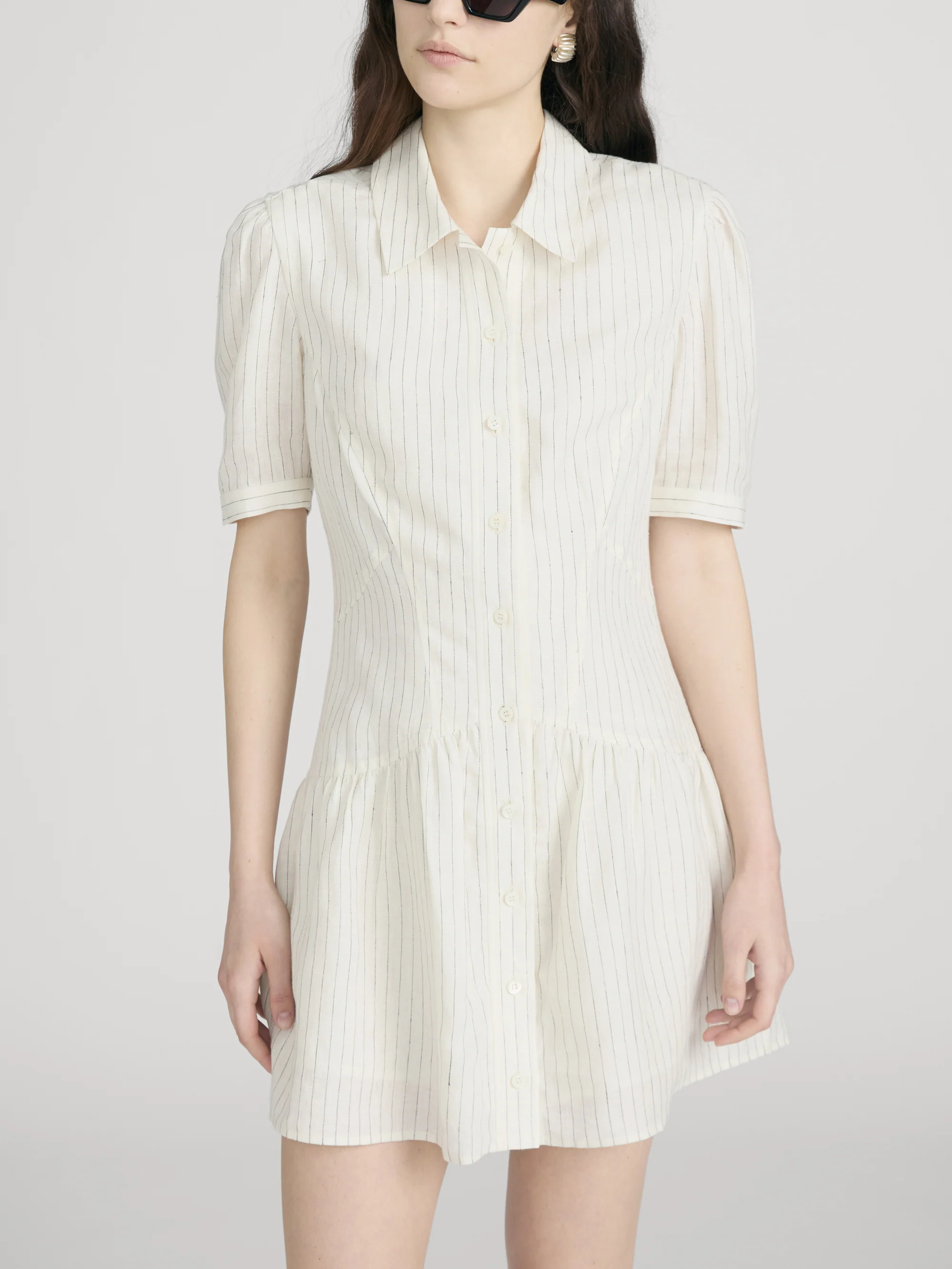 The Vista Day Dress -- Cream Multi - Image 3