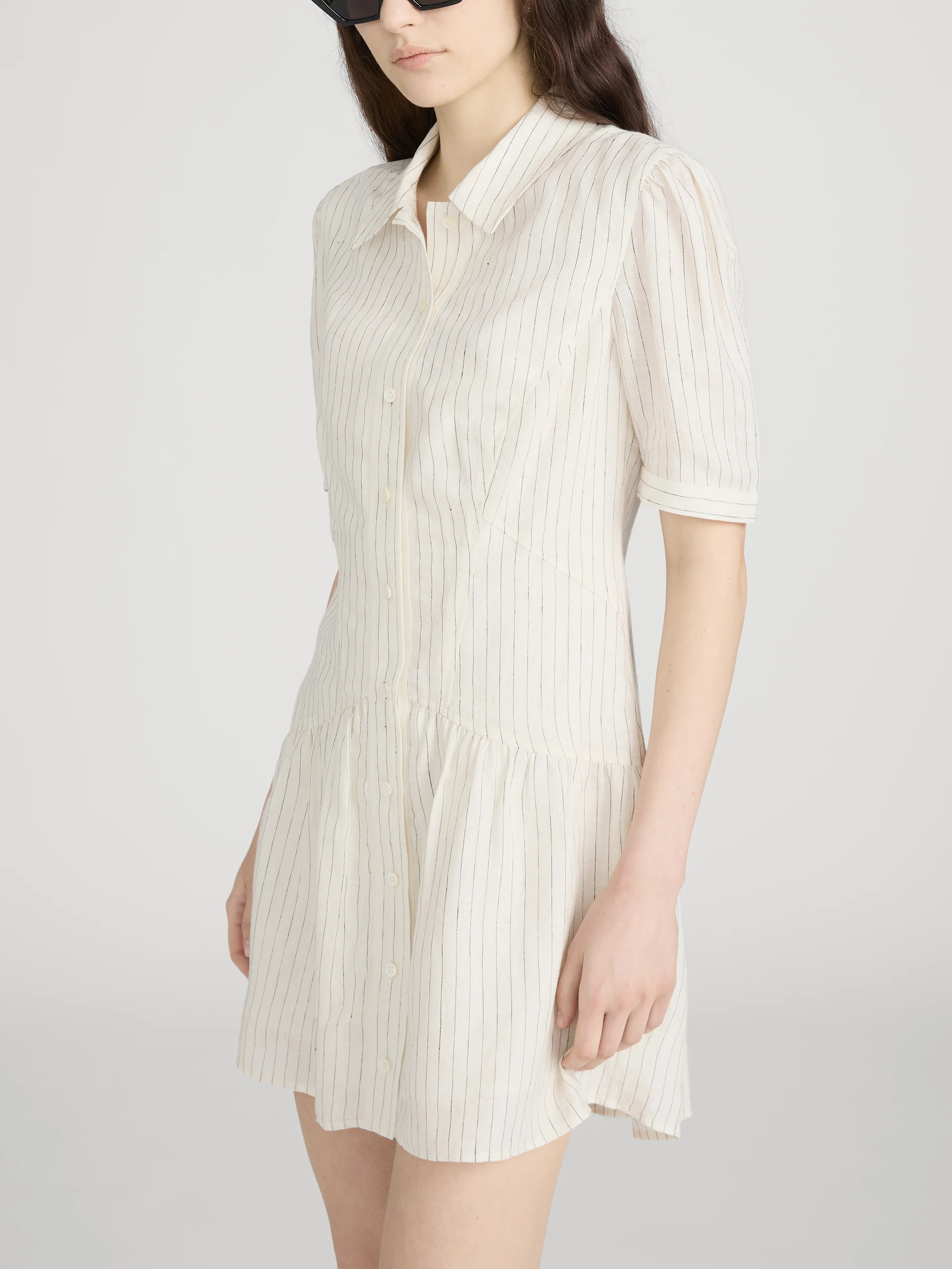 The Vista Day Dress -- Cream Multi - Image 4