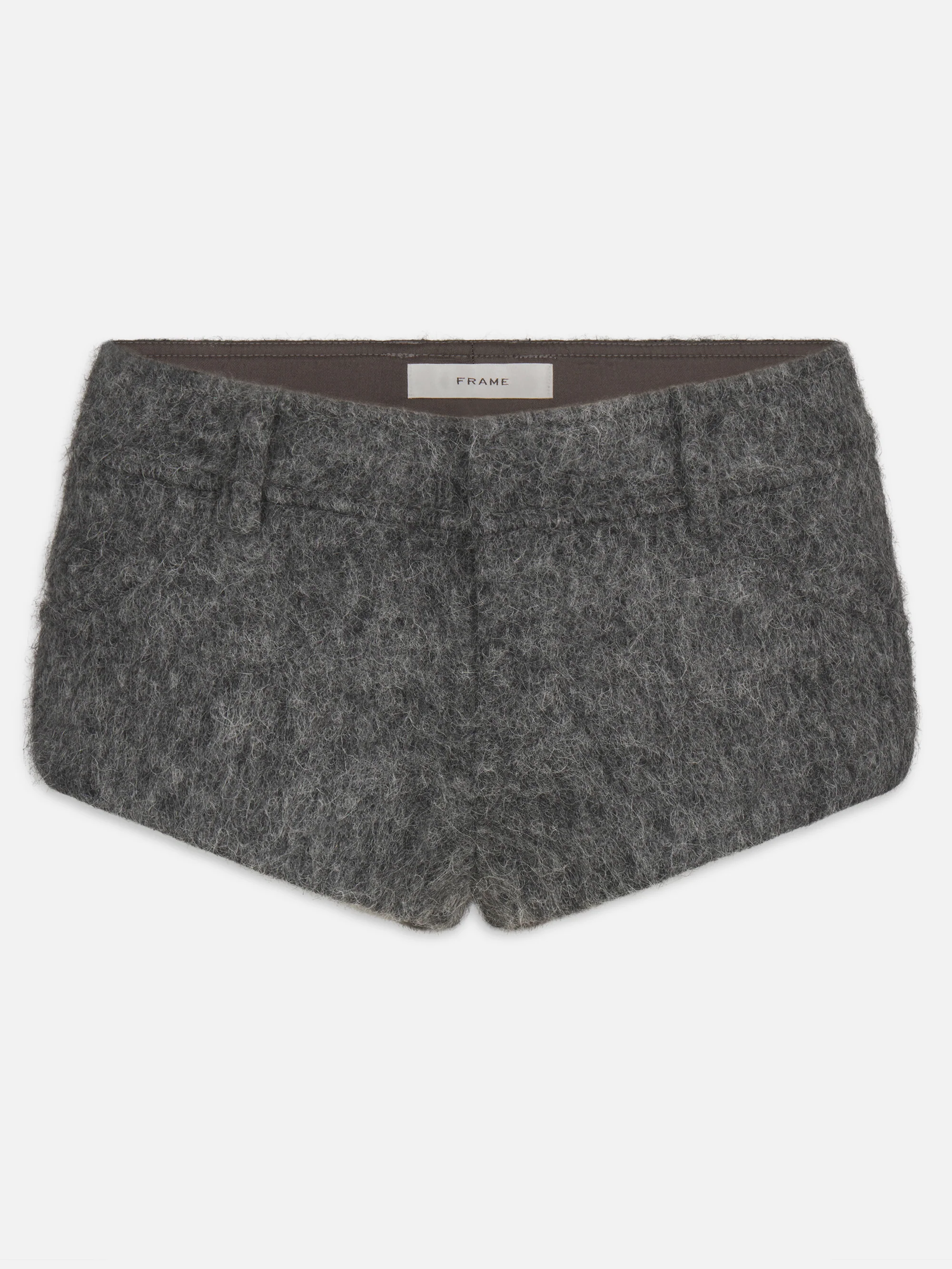 The Wool Micro Short -- Dark Heather Grey