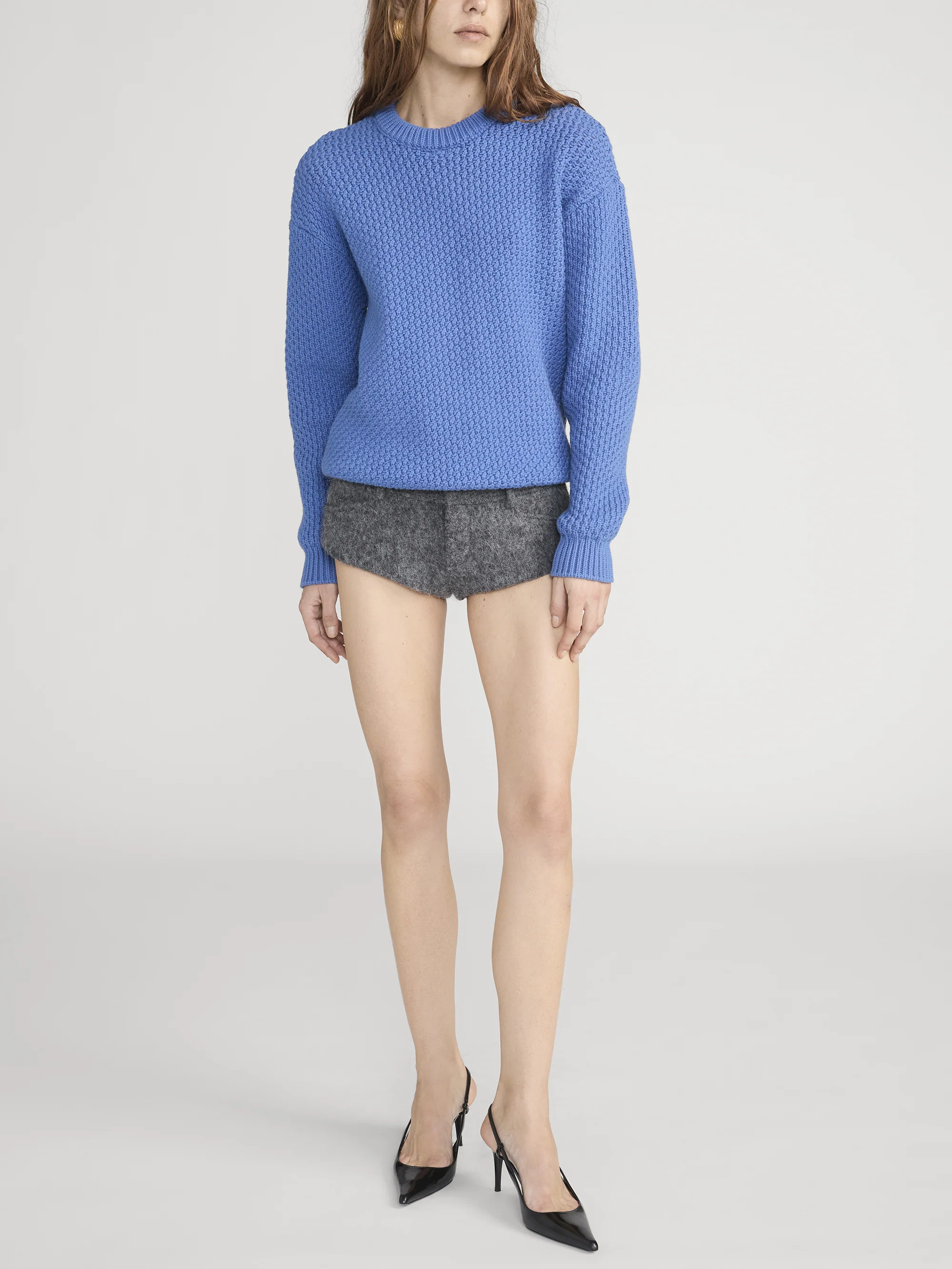 The Wool Micro Short -- Dark Heather Grey - Image 2