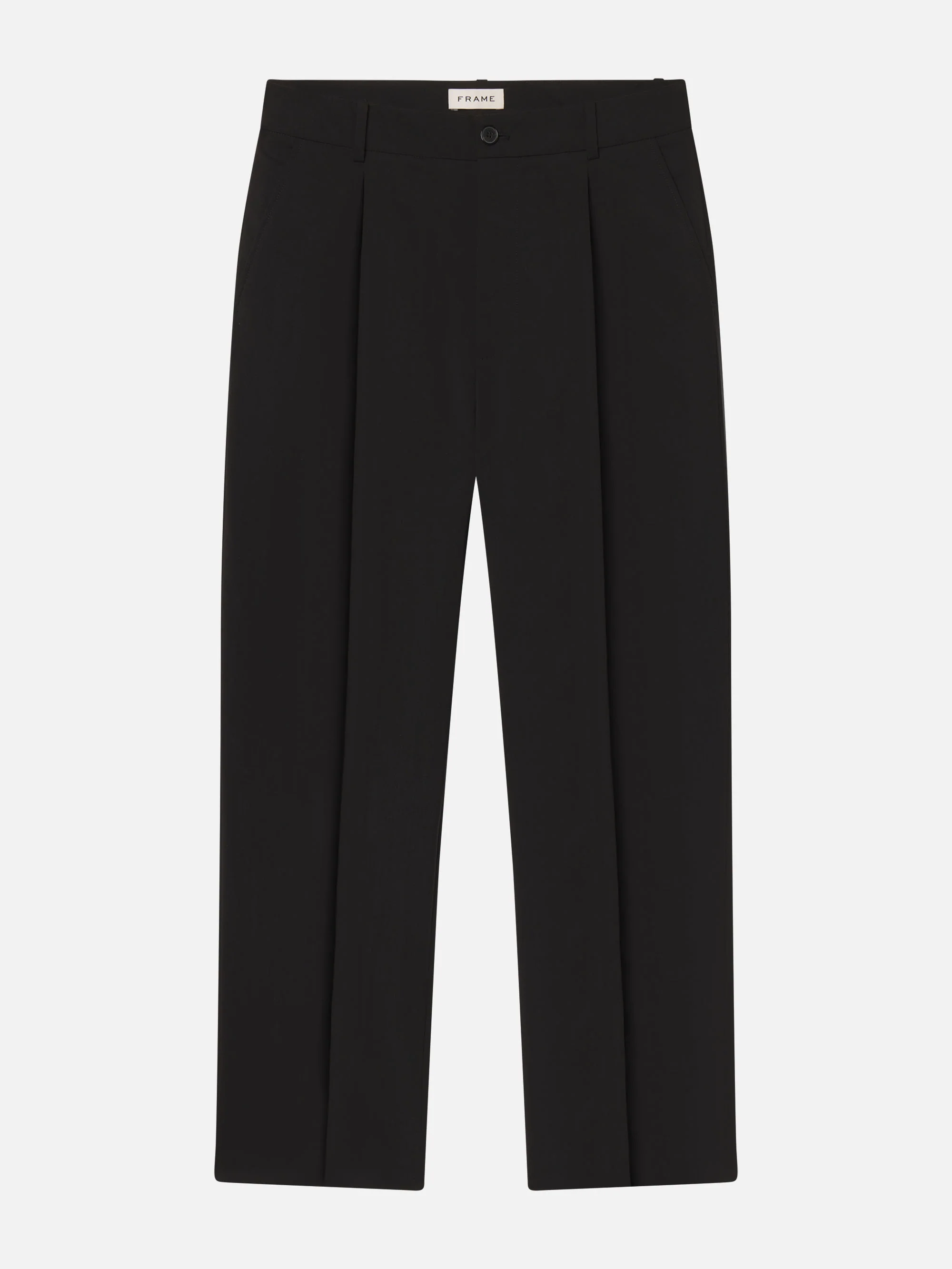 Tropical Wool Trouser -- Black