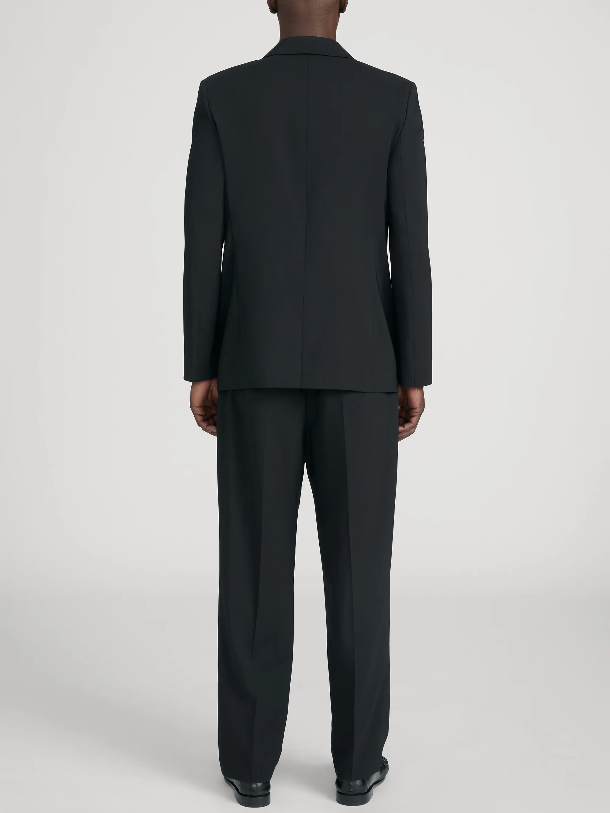 Tropical Wool Trouser -- Black - Image 3
