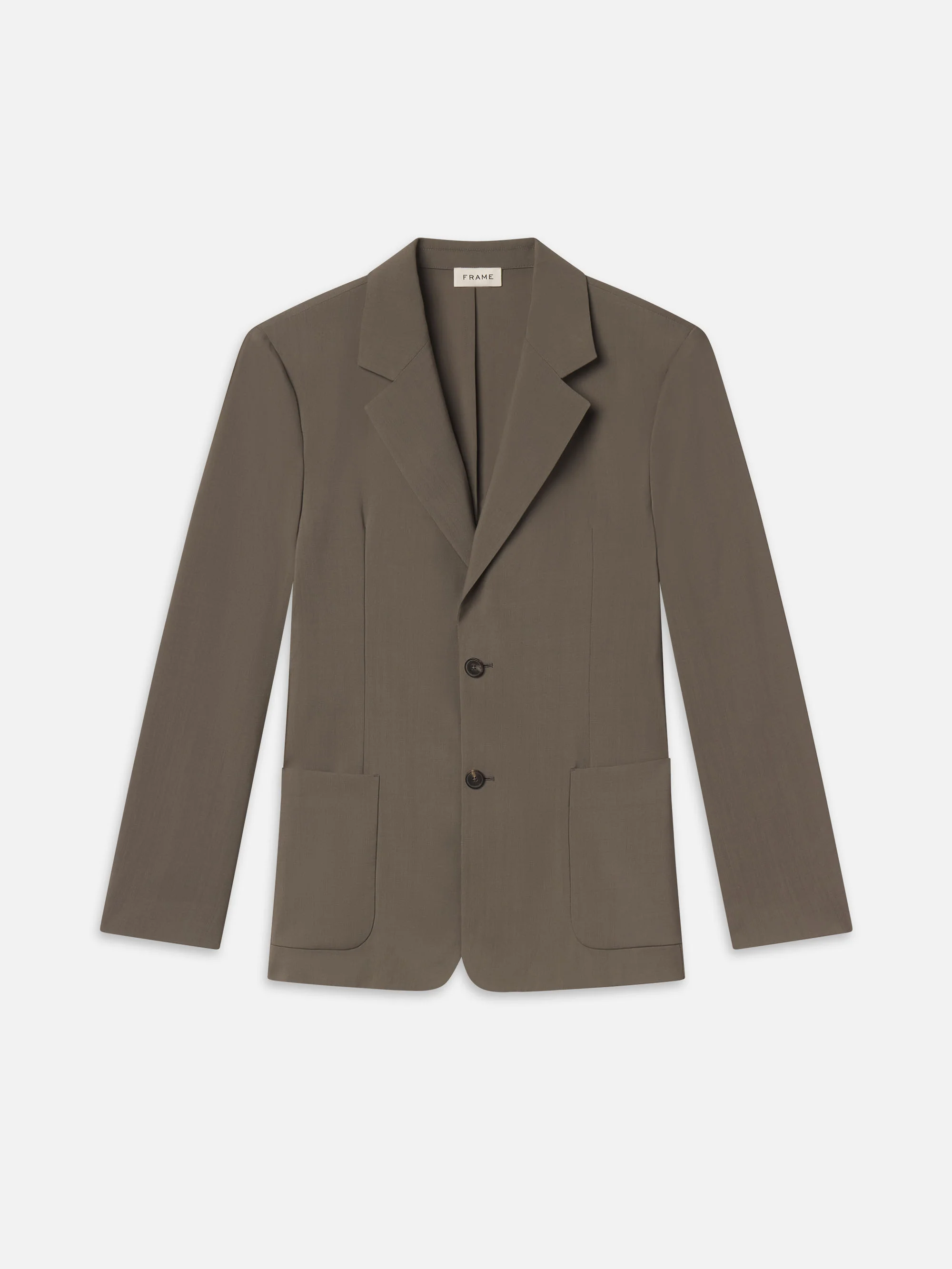 Unlined Blazer -- Smoky Green