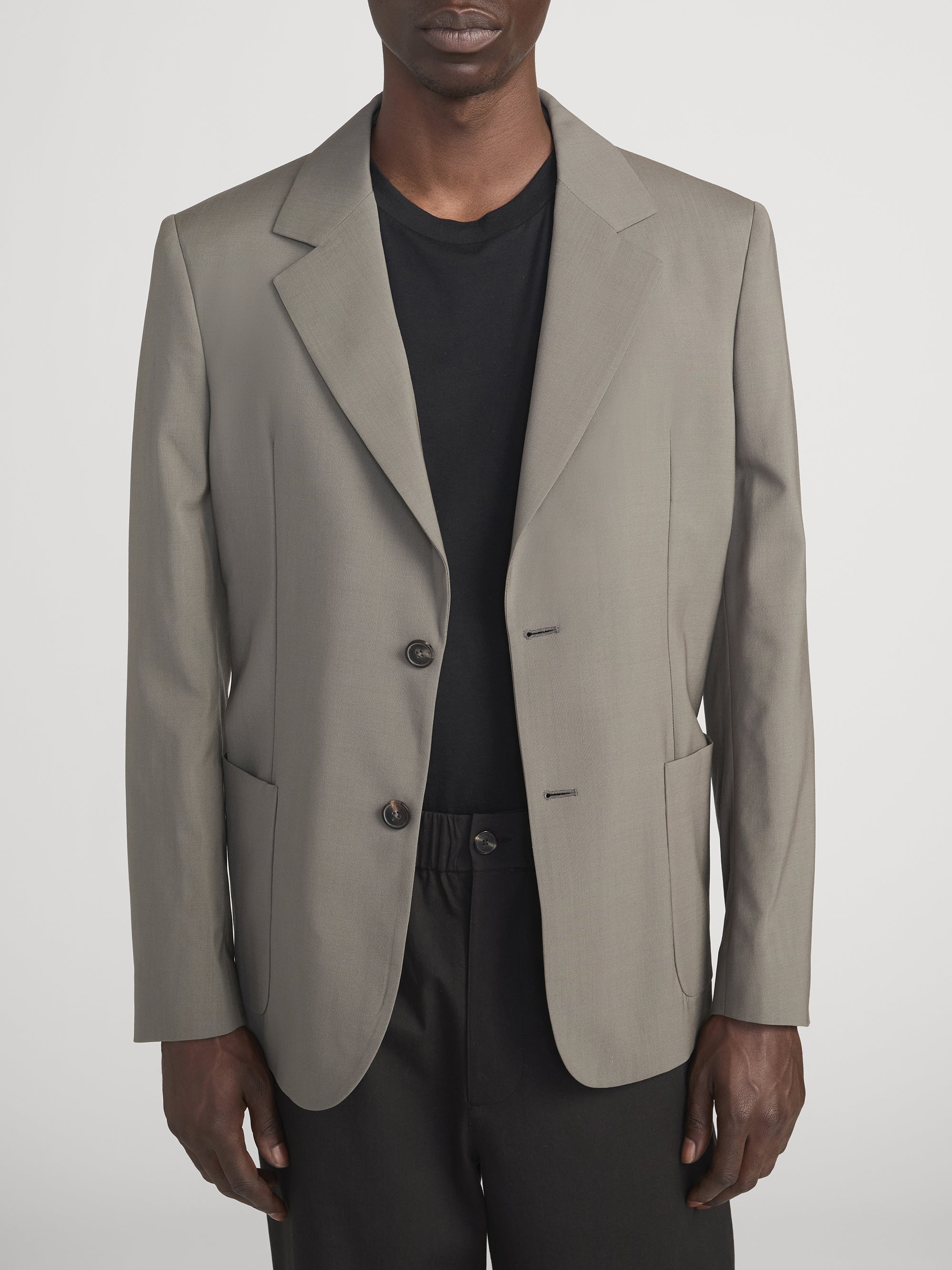 Unlined Blazer -- Smoky Green - Image 3