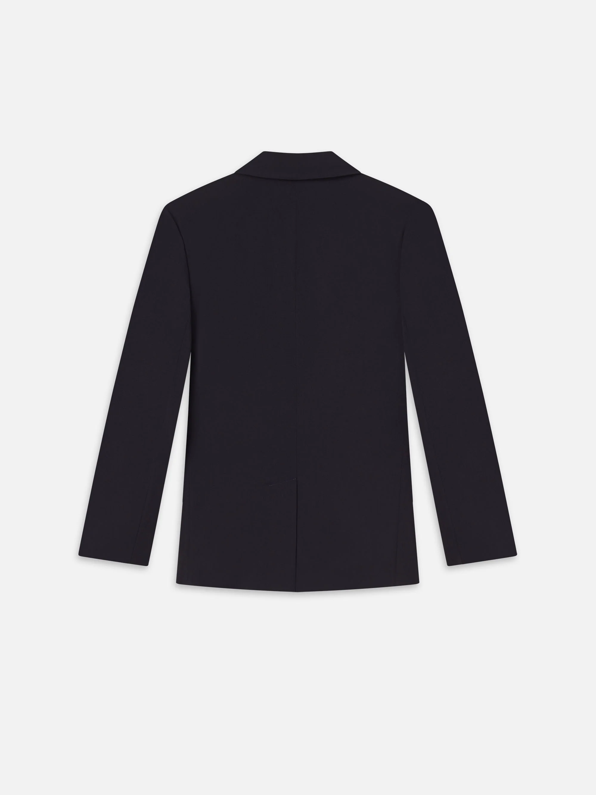 Unlined Wool Blazer -- Dark Navy - Image 3