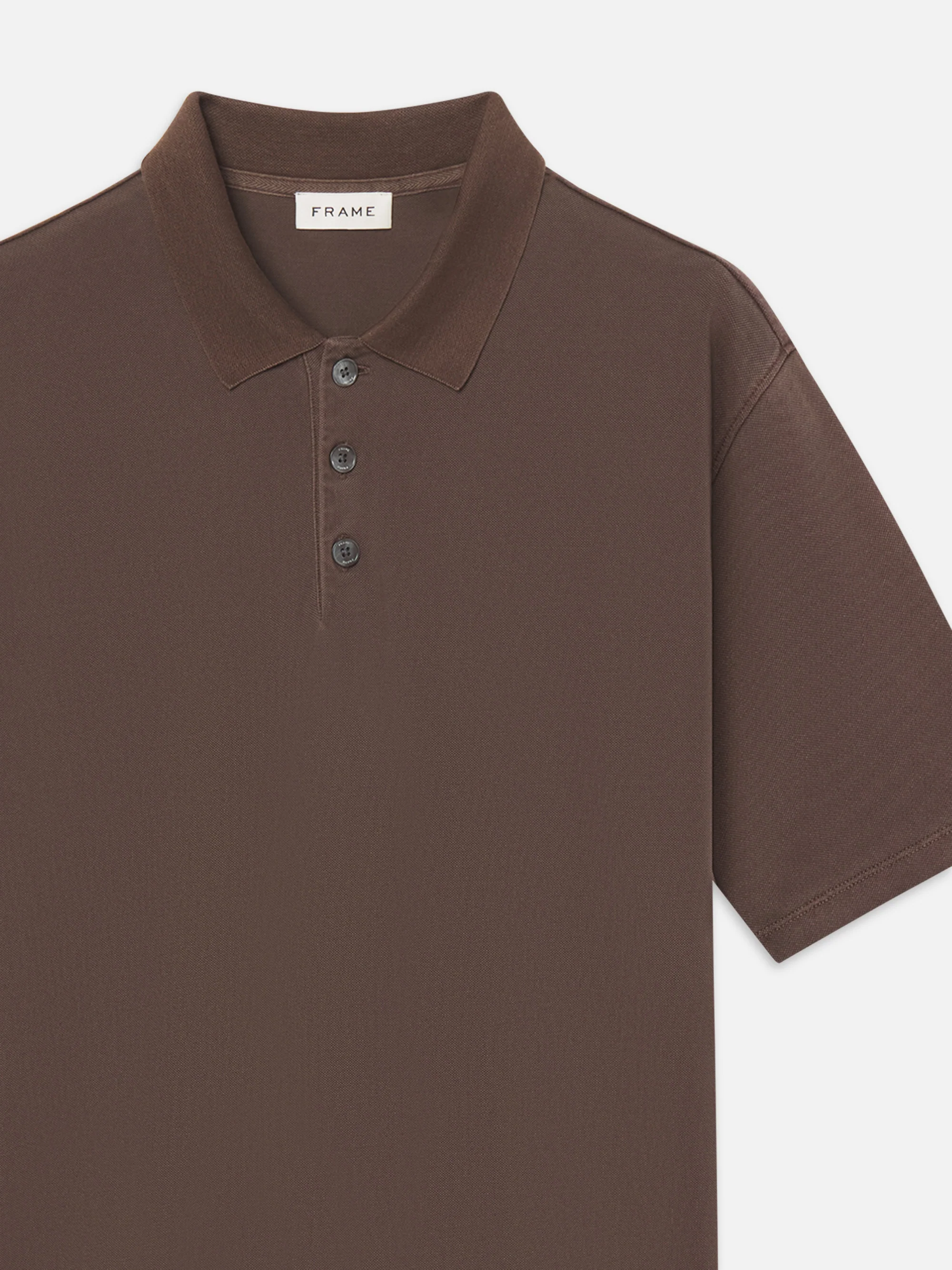 Washed Light Pique Polo -- Antique Cafe - Image 8