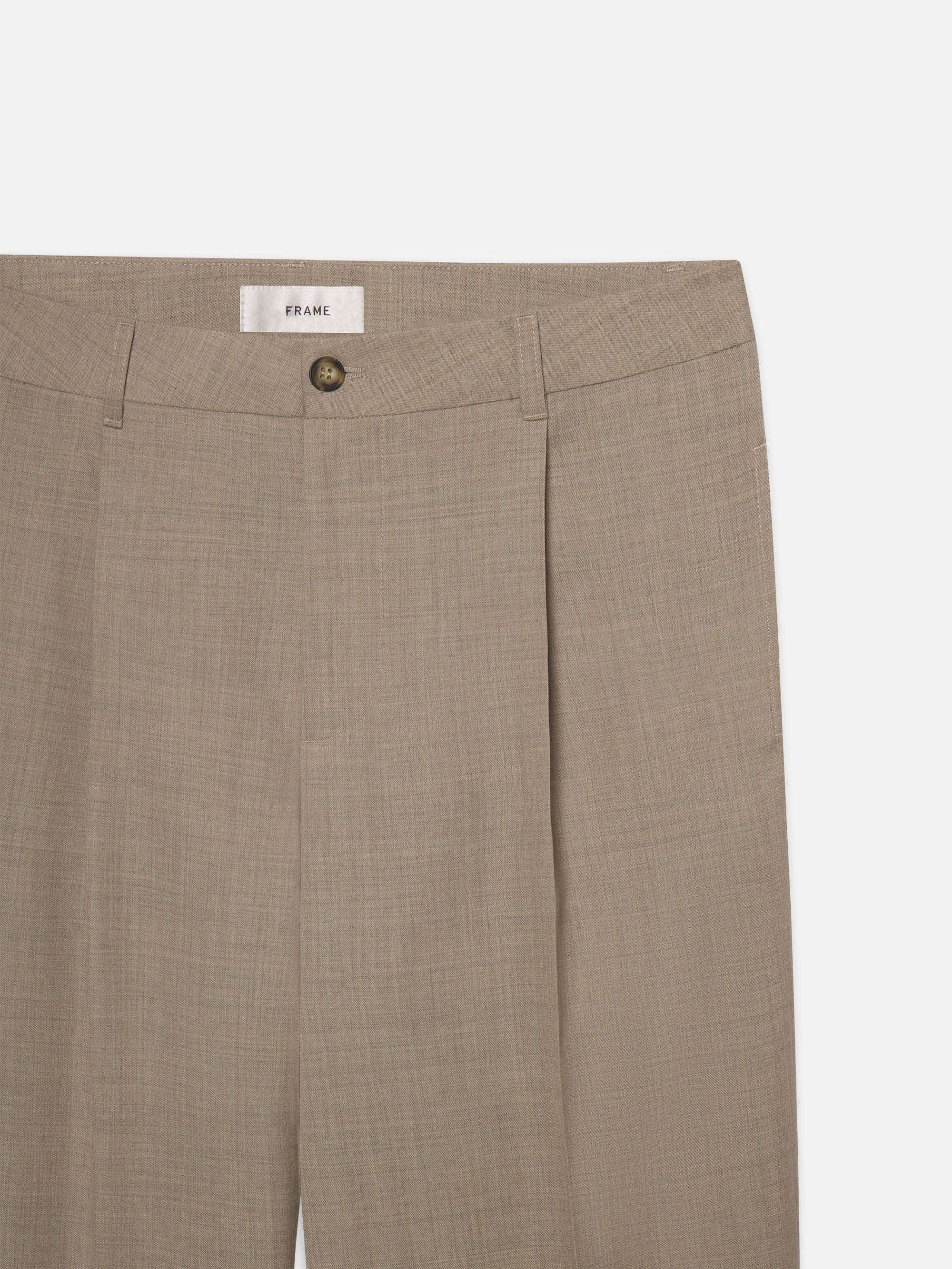 Wide Leg Trousers -- Vintage Khaki - Image 3