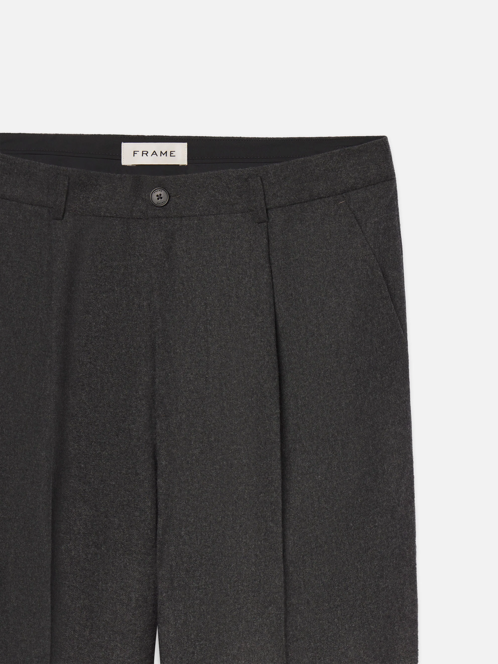 Wool Trousers -- Grey Melange - Image 2