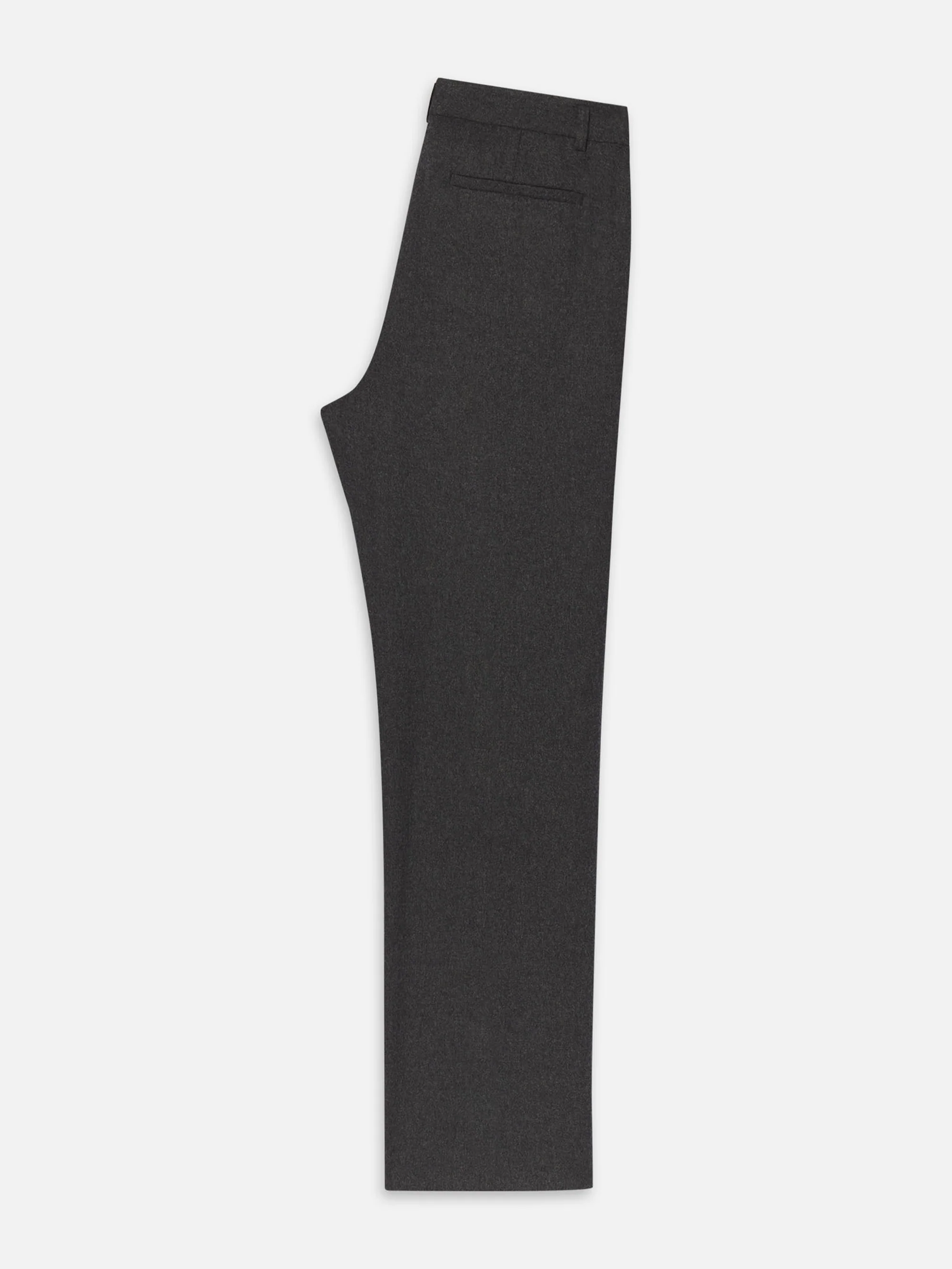 Wool Trousers -- Grey Melange - Image 3