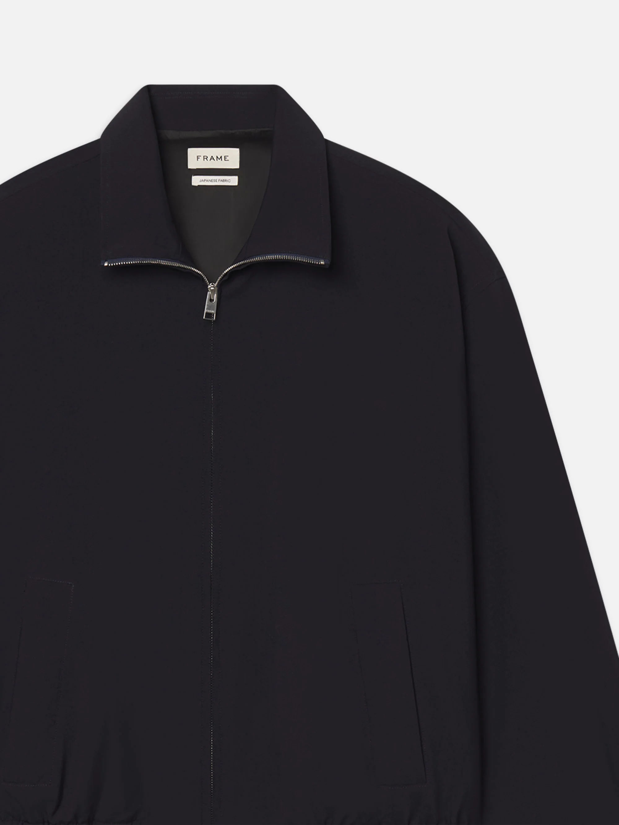 Wool Zip Blouson -- Dark Navy - Image 2