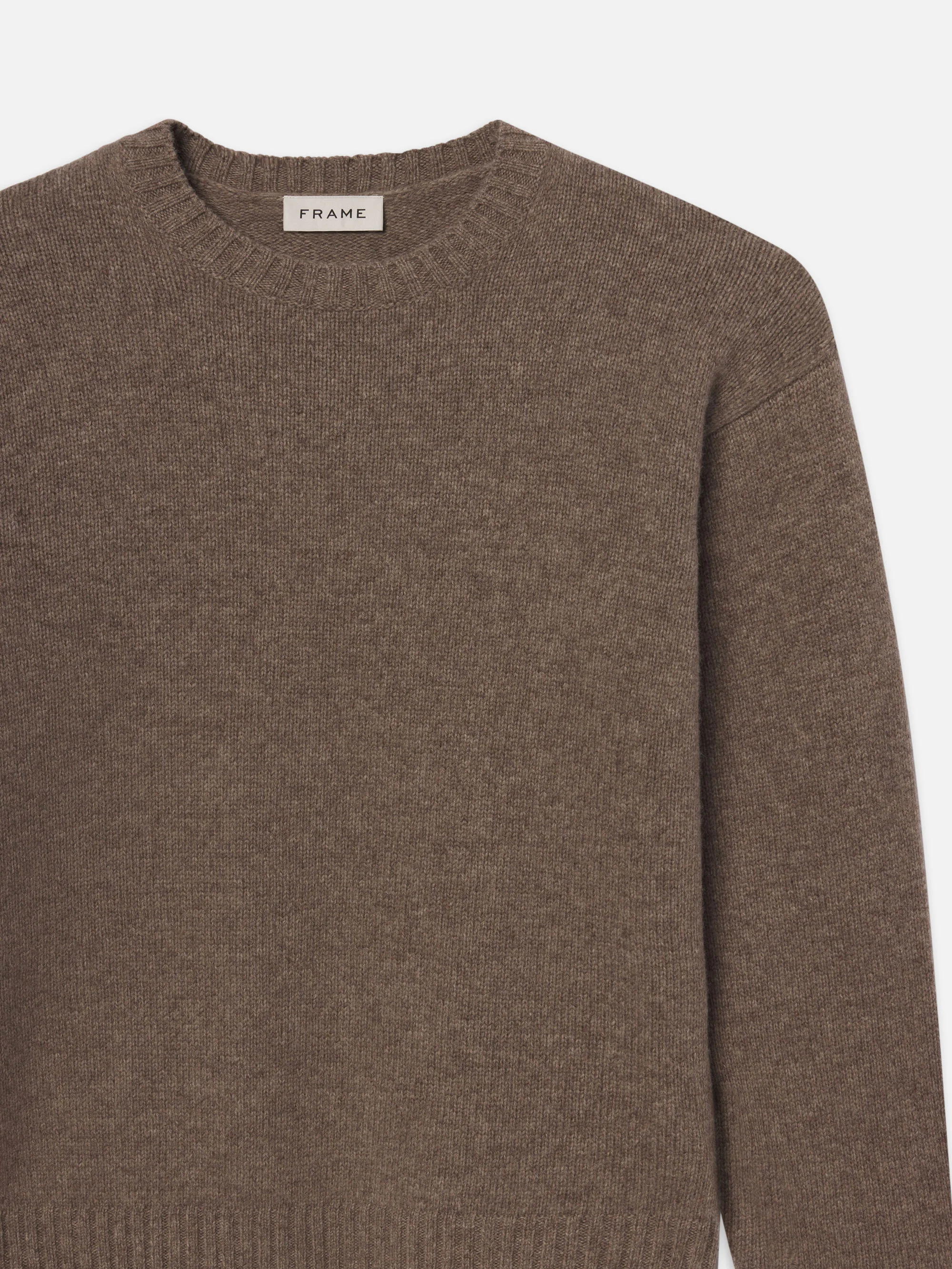 Yak Blend Sweater -- Dark Taupe - Image 2