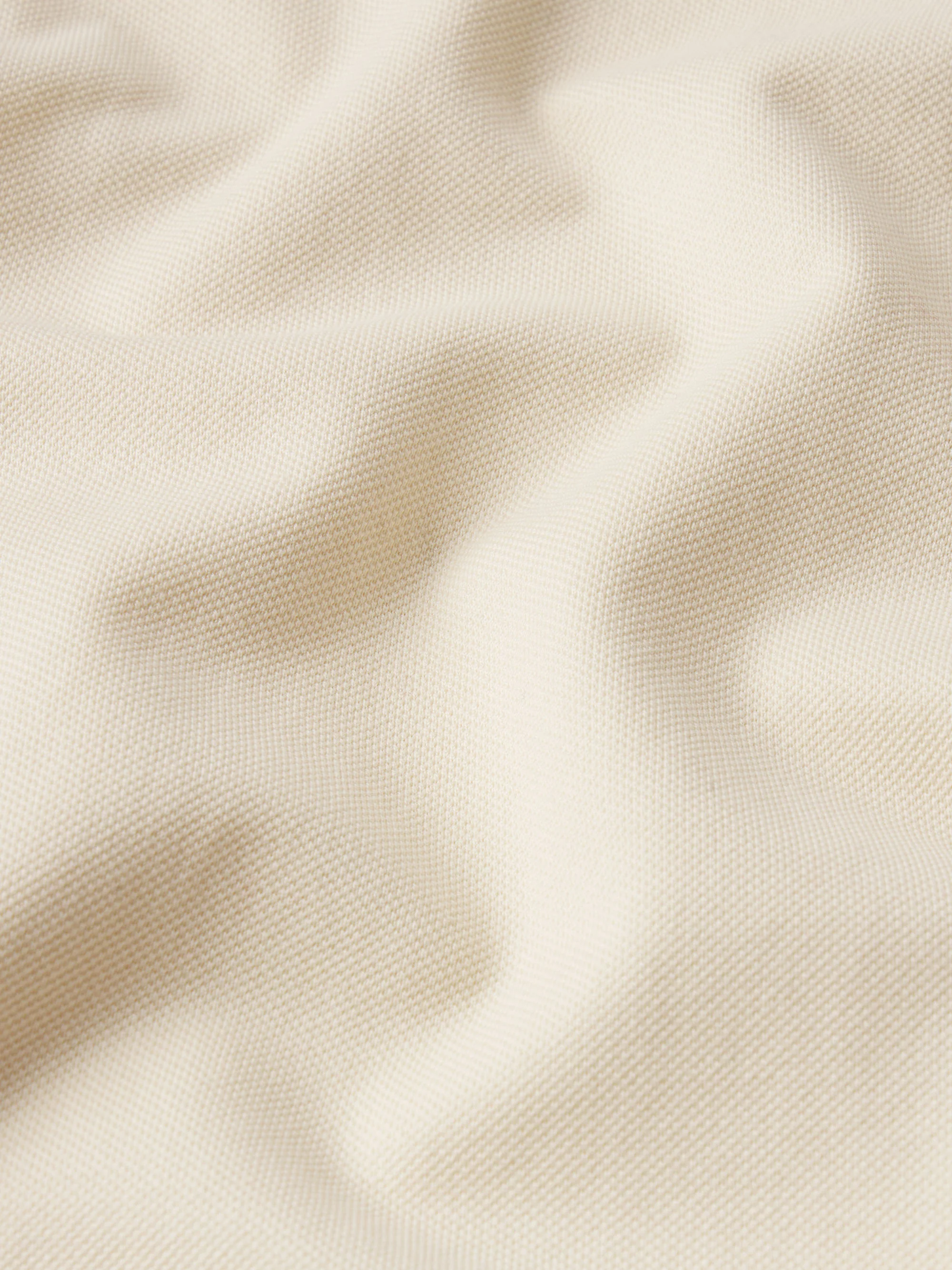 Zip Polo Shirt -- Light Stone - Image 4